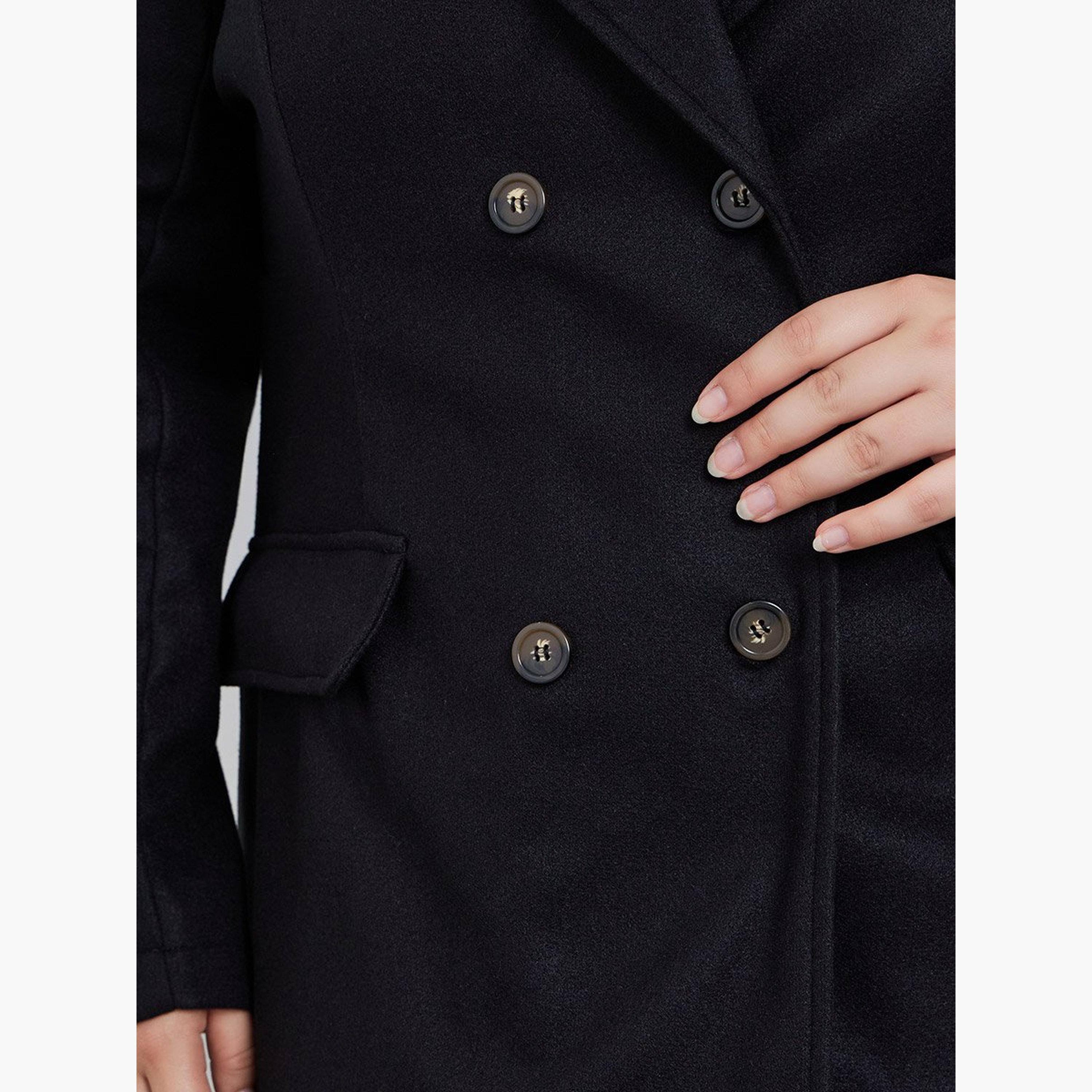 ستايلي - معطف صوف مزدوج الصدر مقاس كبير-women-clothing-coatsandjackets-coats-image-4
