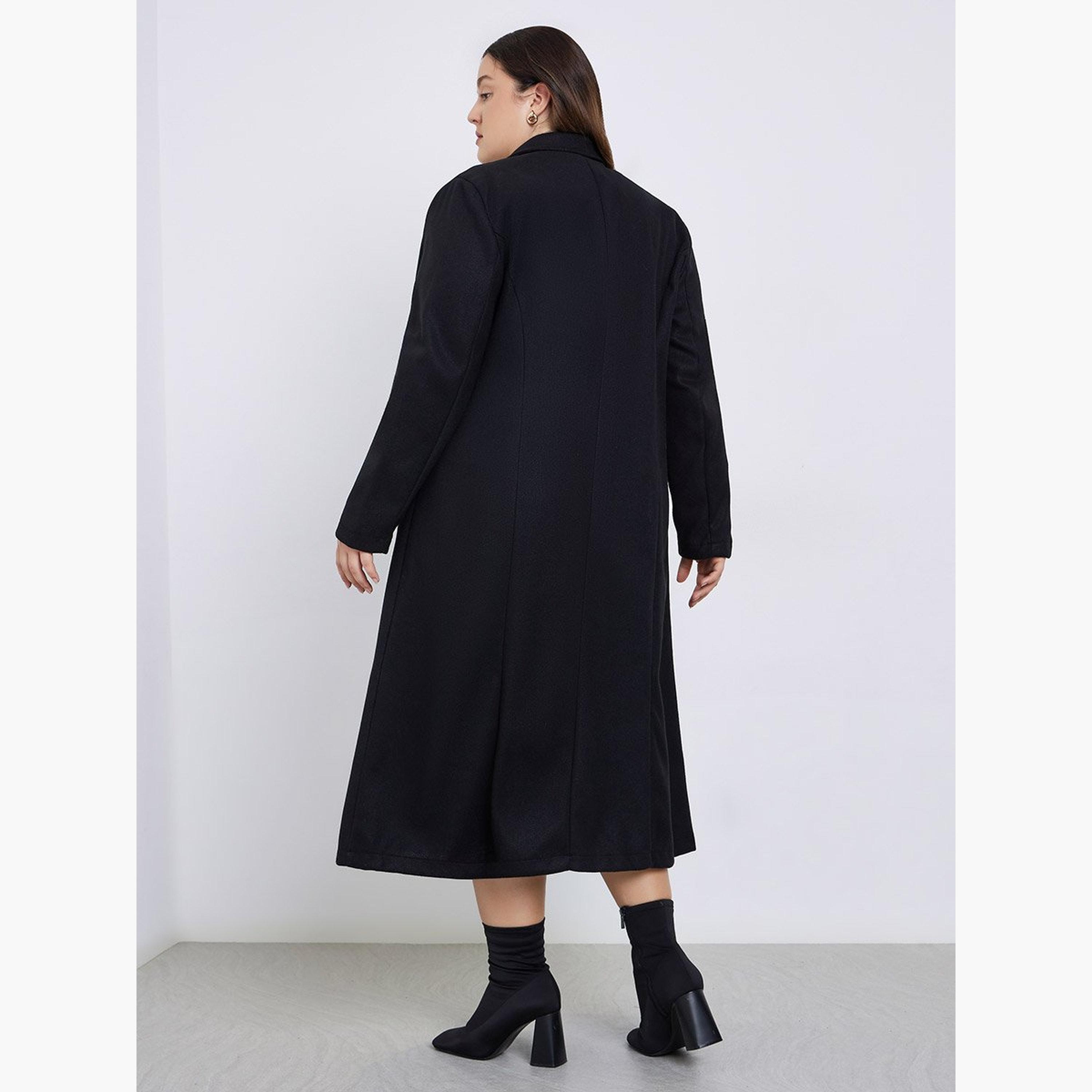 ستايلي - معطف صوف مزدوج الصدر مقاس كبير-women-clothing-coatsandjackets-coats-image-5