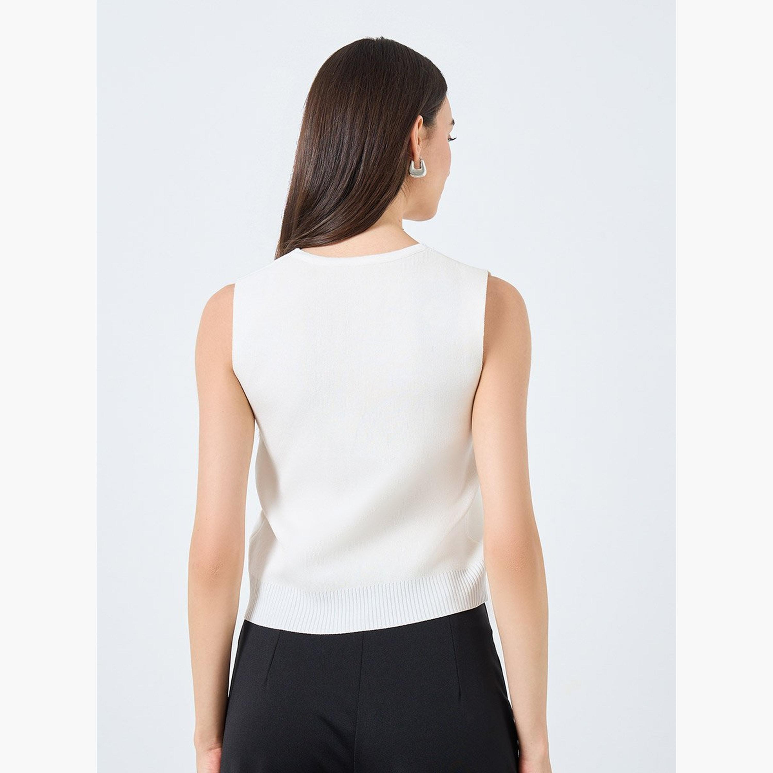 Take Two Women Elegant Sleeveless White Tank-women-clothing-tshirts-image-4