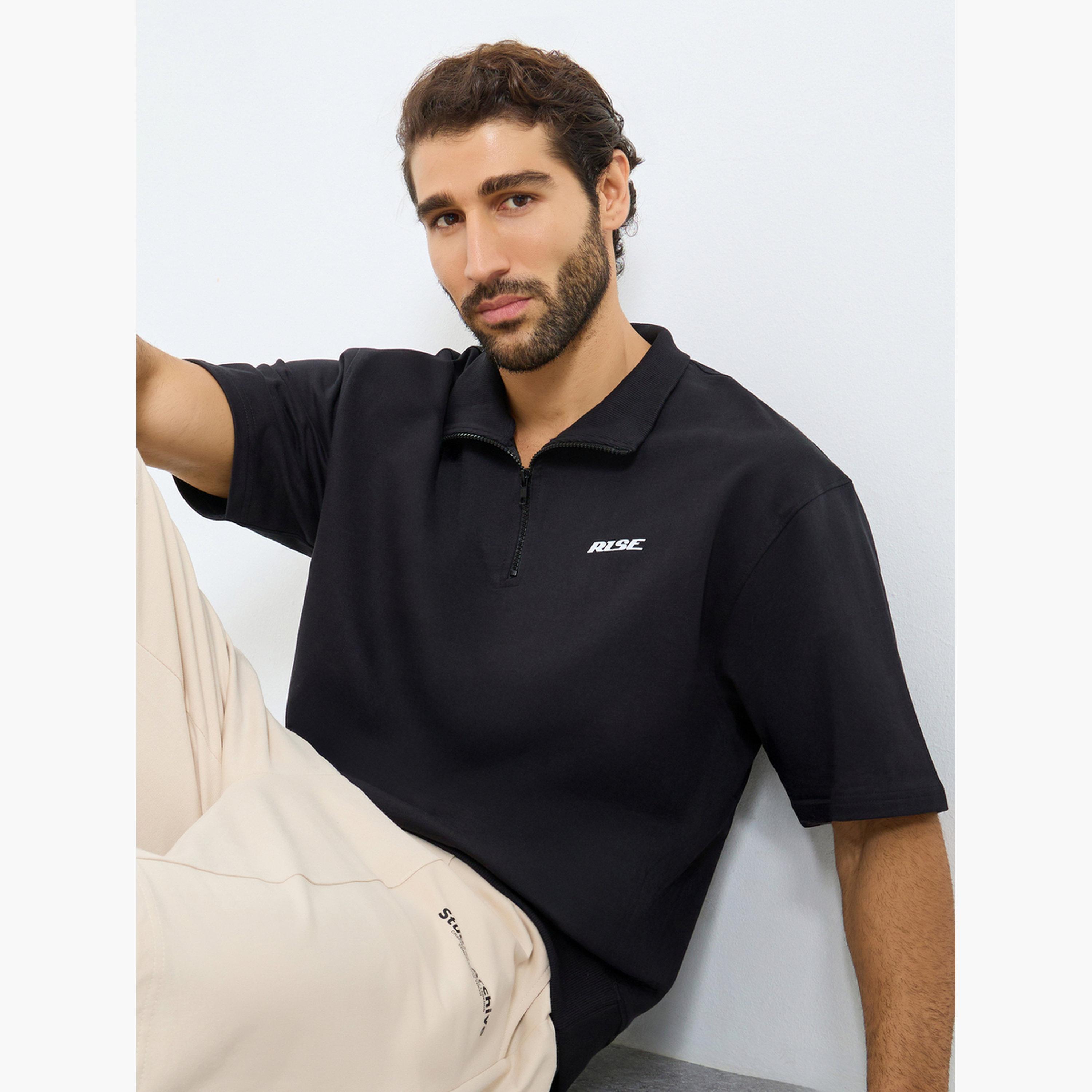 ستايلي - سويت شيرت مريح بسحاب ربع للرجال -men-winterwear-hoodiesandsweatshirts-image-3