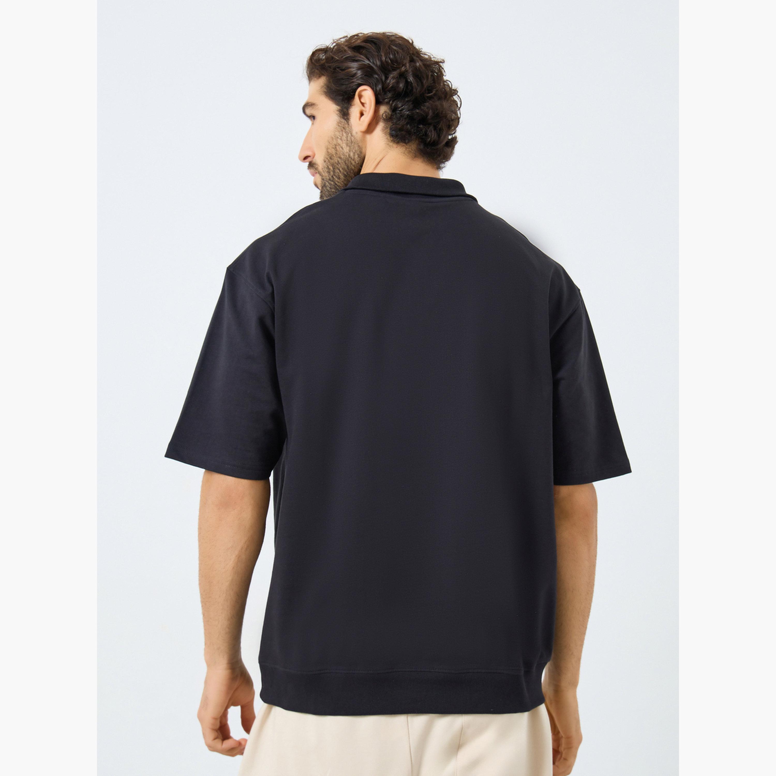 ستايلي - سويت شيرت مريح بسحاب ربع للرجال -men-winterwear-hoodiesandsweatshirts-image-4