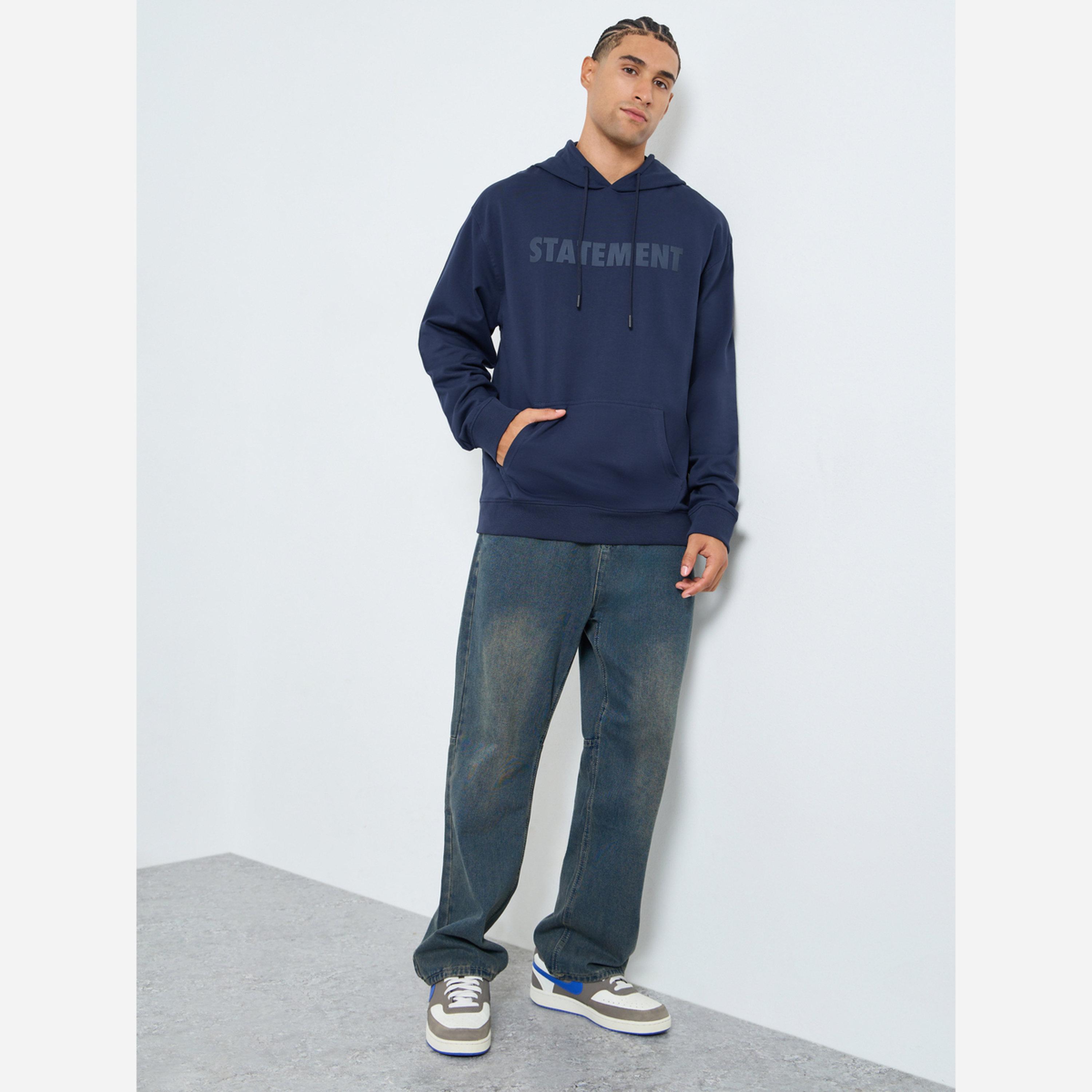 ستايلي - هودي رجالي لون أزرق داكن طبعة عالية الدقة-men-winterwear-hoodiesandsweatshirts-image-2