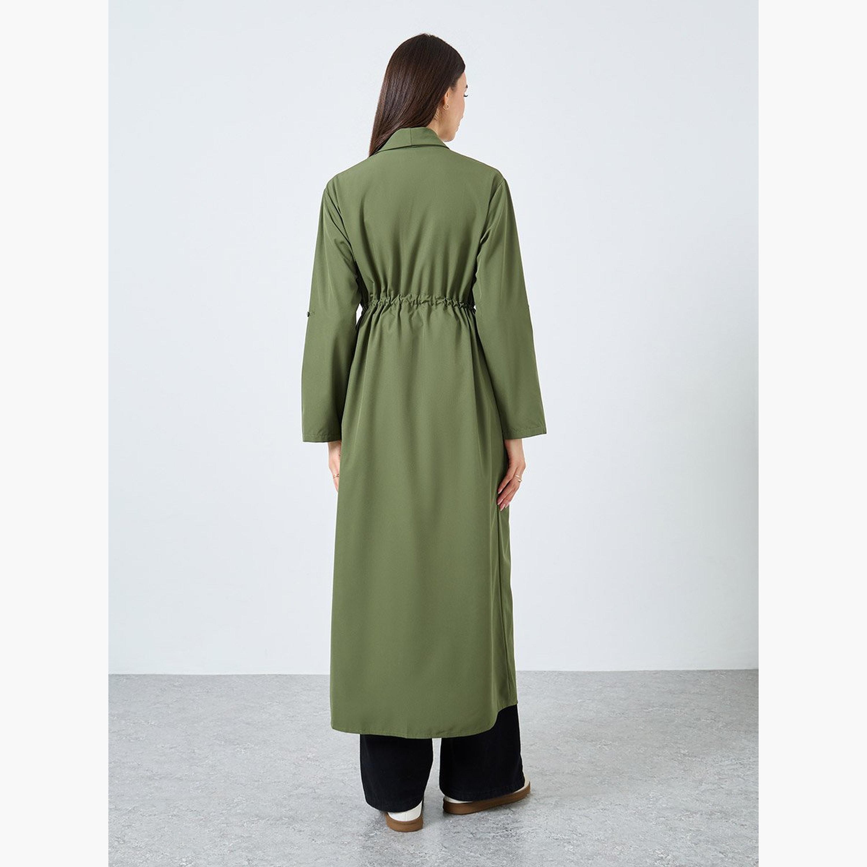 Take Two Women Solid Trench Coat Kimono with Roll-Up Sleeve-women-clothing-cardigansandjumpers-cardigans-image-5