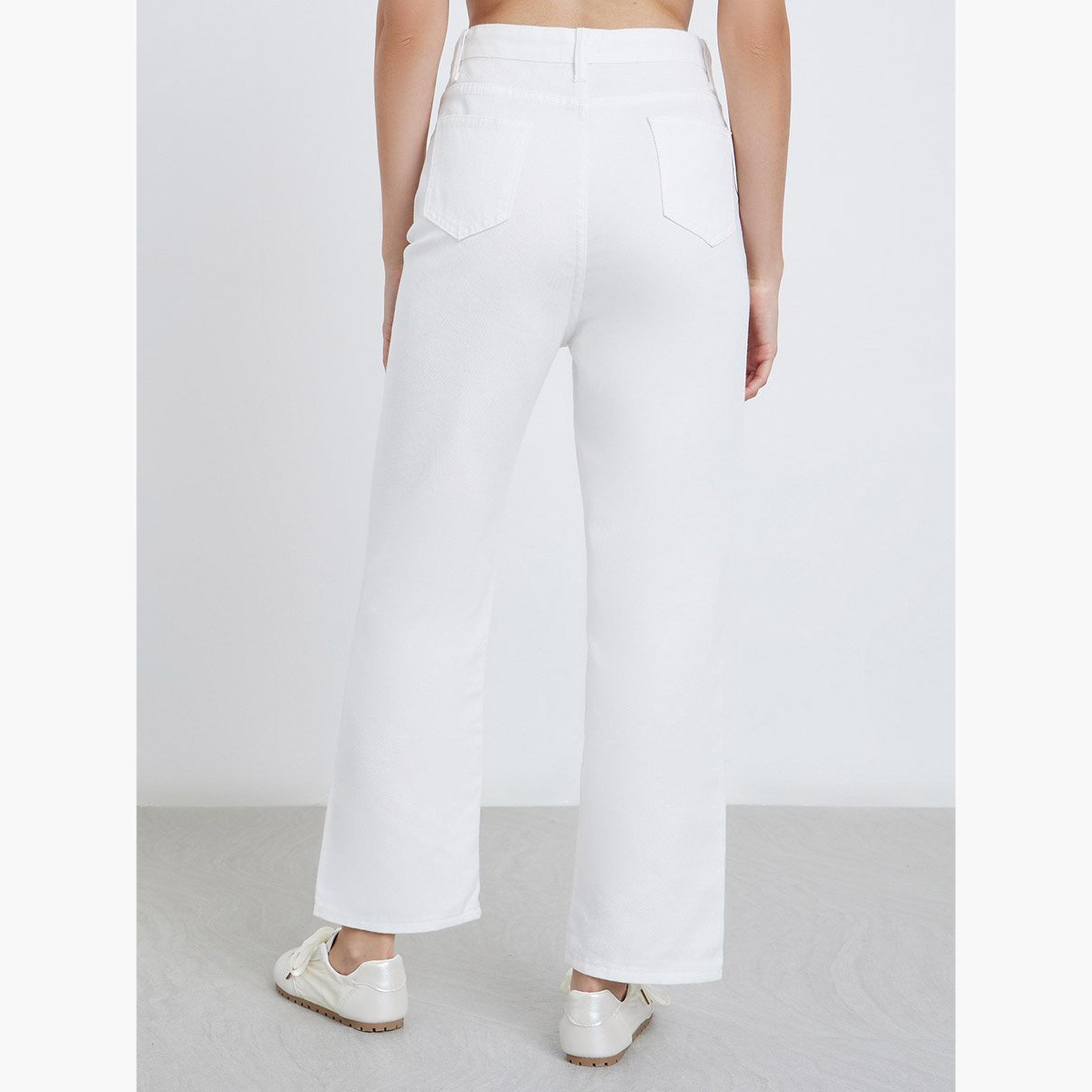 Styli Solid High Rise Wide Leg Jeans-women-clothing-bottoms-jeans-image-4