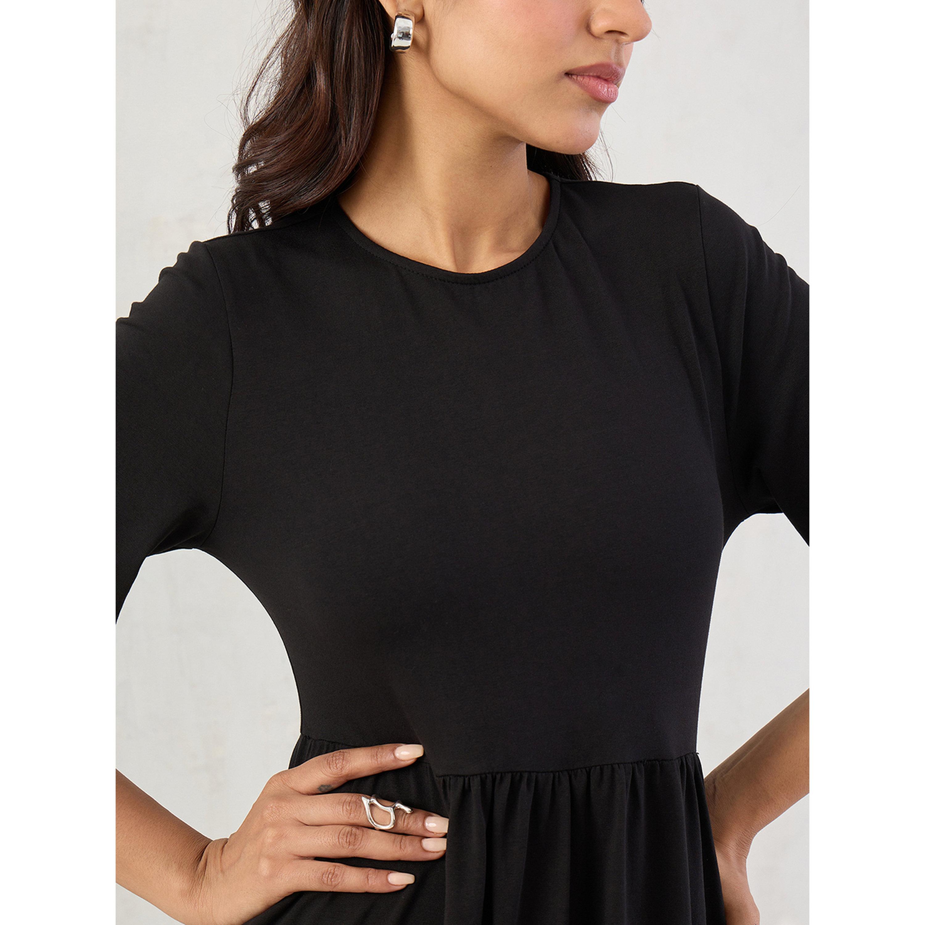 فستان ميدي قطن محبوك-women-clothing-dresses-image-6