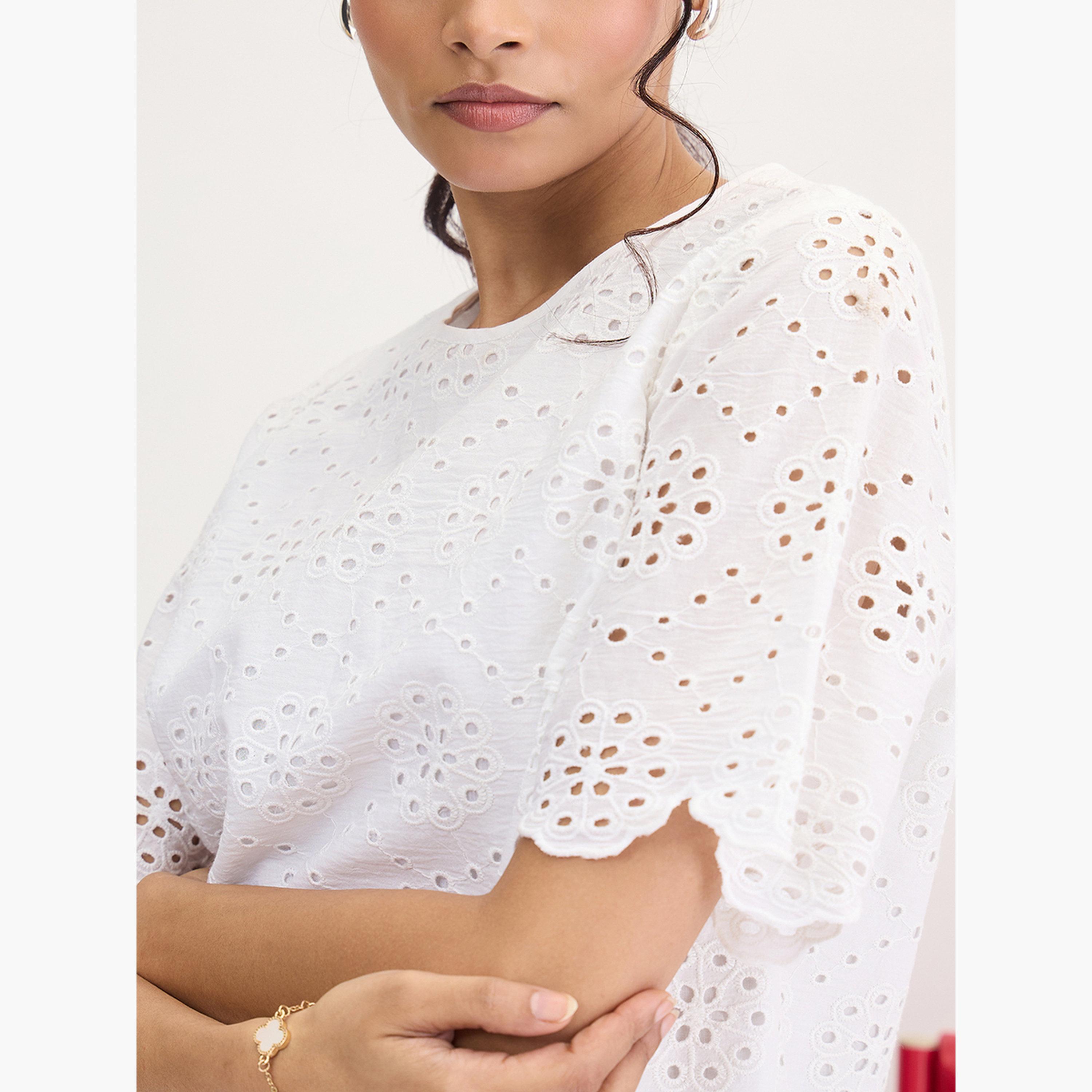 Femmella White Cotton Schiffli Top-women-clothing-shirtsandblouses-blouses-image-6
