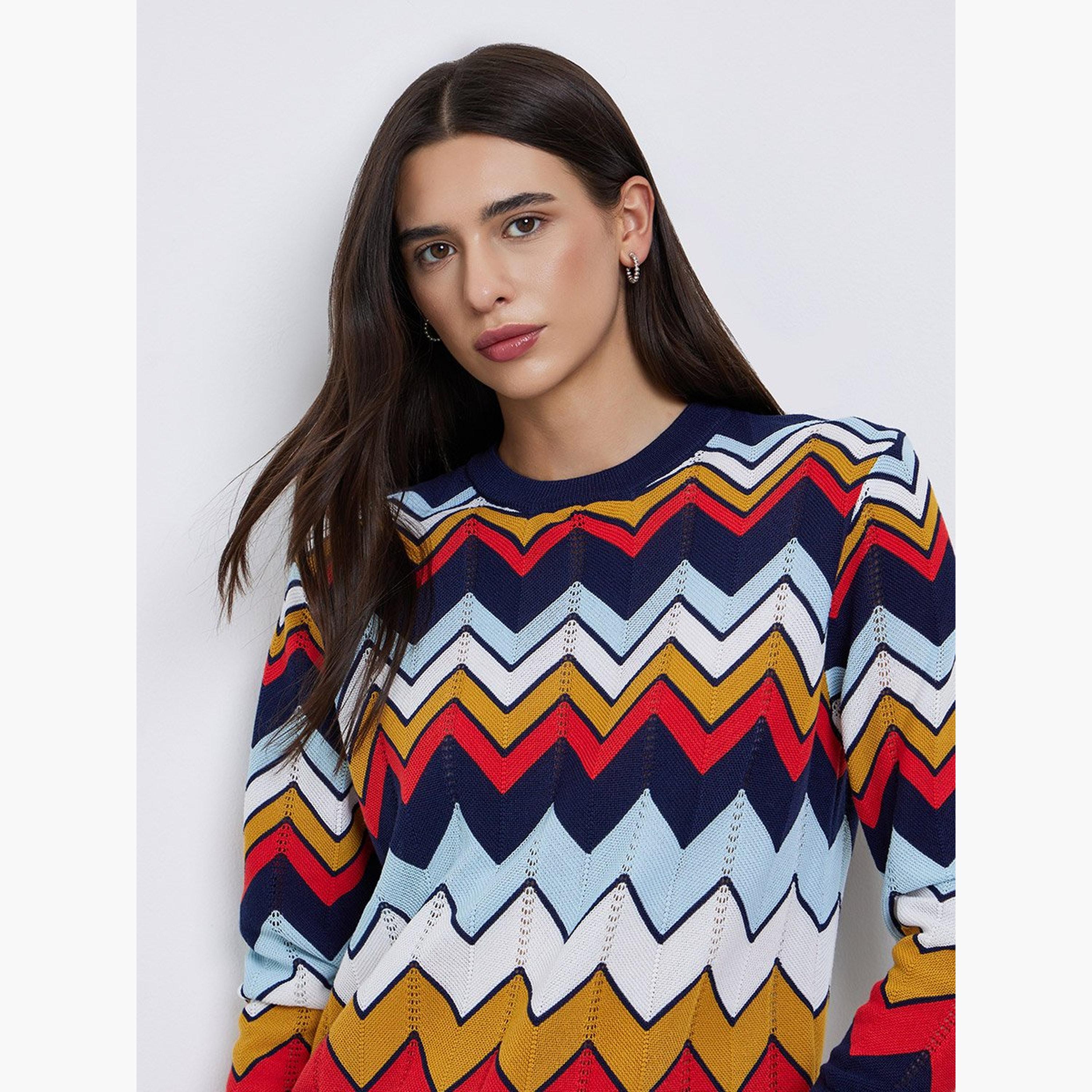 Take Two Early Autumn Knitted Long Sleeve Sweater-women-winterwear-cardigansandjumpers-jumpers-image-3