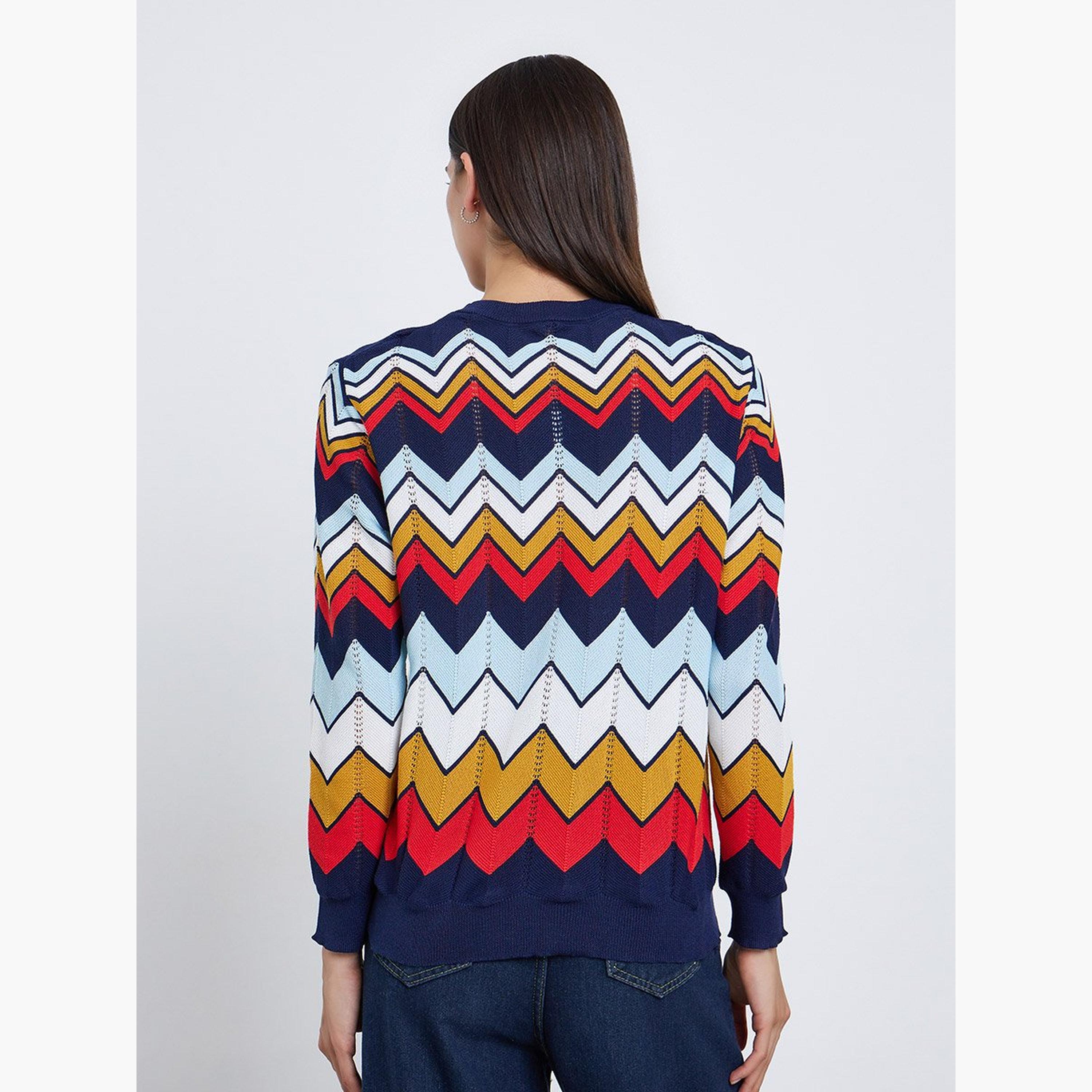 Take Two Early Autumn Knitted Long Sleeve Sweater-women-winterwear-cardigansandjumpers-jumpers-image-4