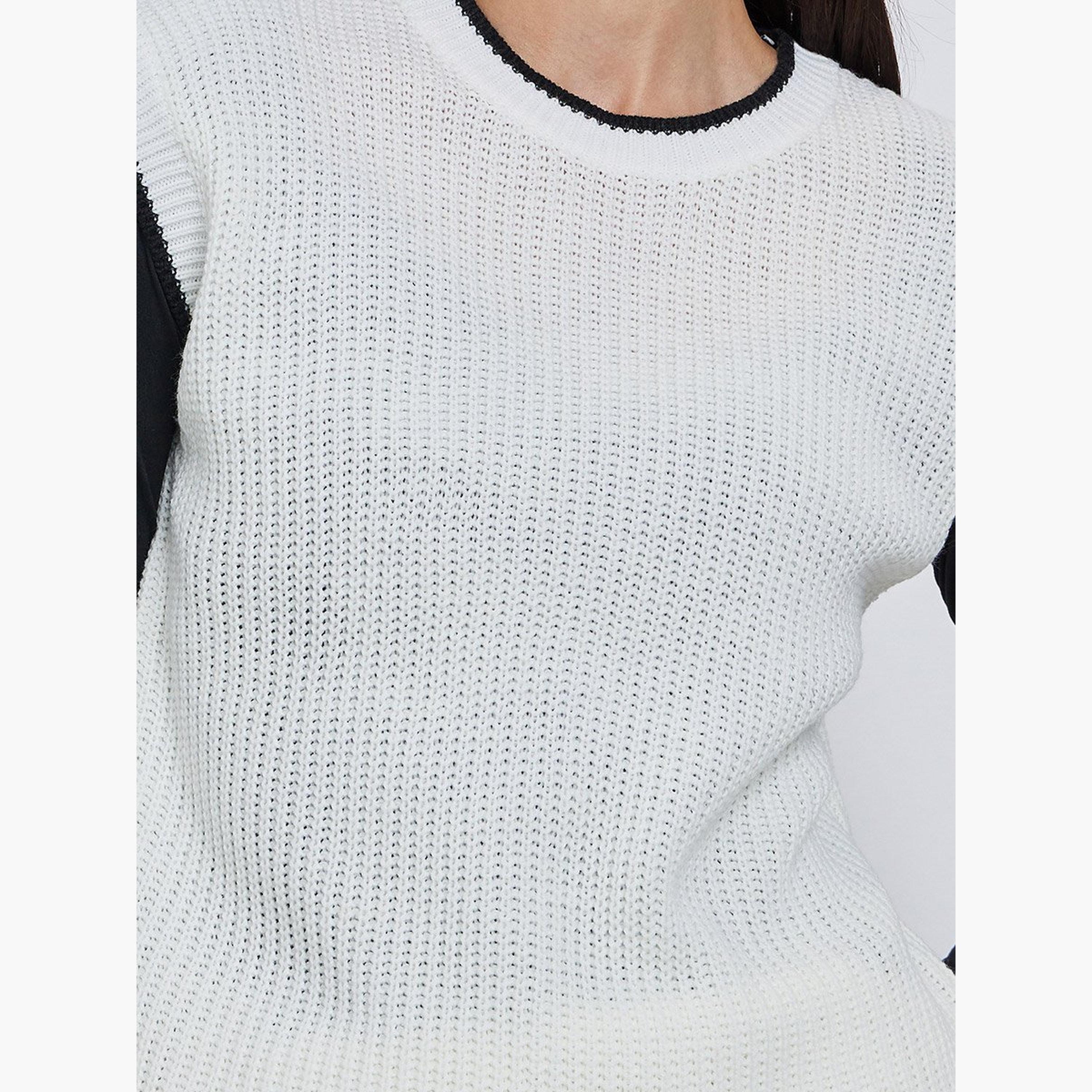 Take Two White Sleeveless Knit Top-women-clothing-tshirts-image-3