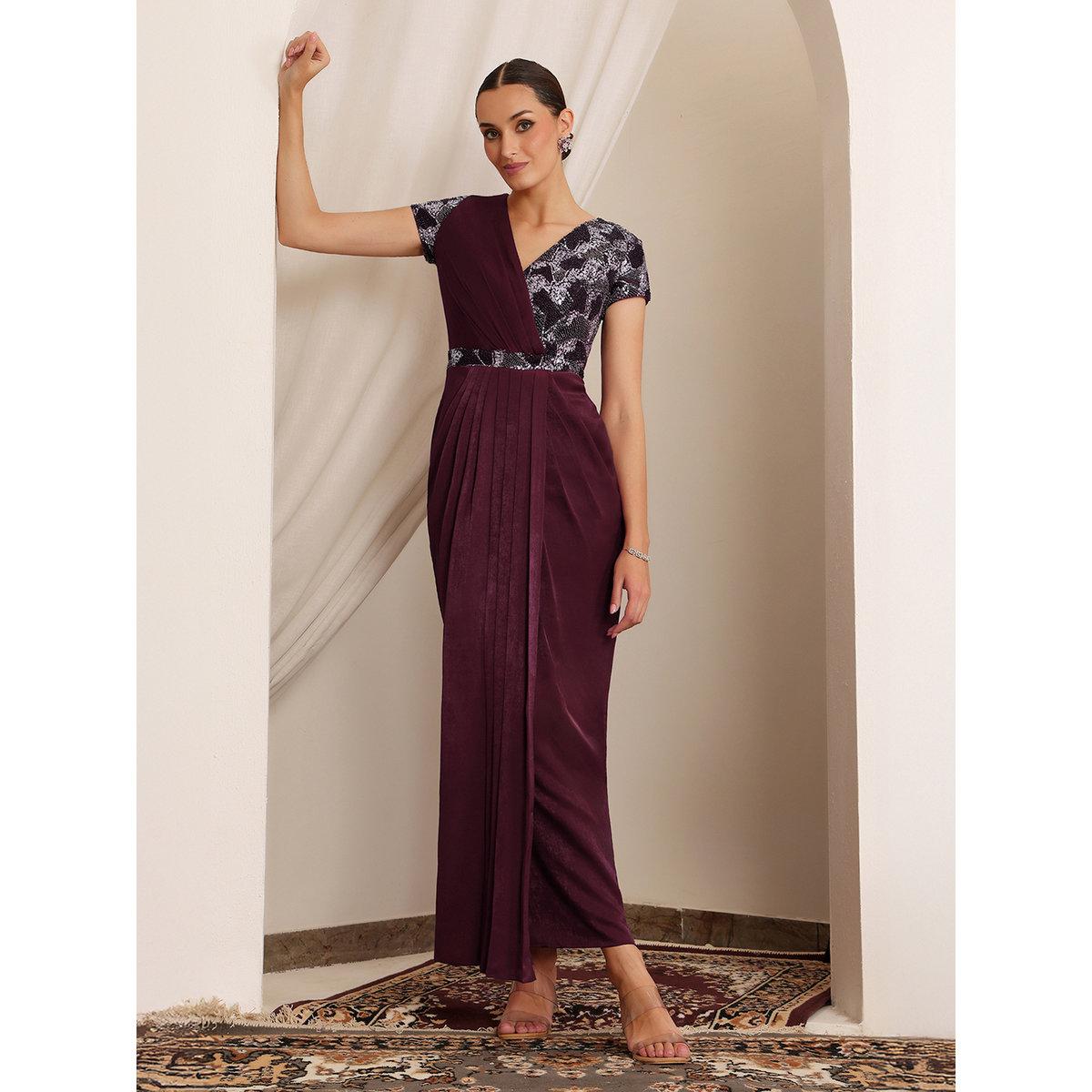 فستان طويل بتفاصيل مُنمقة-women-clothing-dresses-image-1