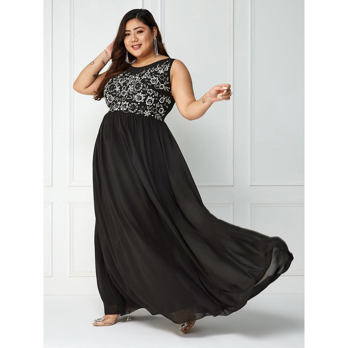Miss Chase Plus Size Embellished Sleeveless Maxi Dress-women-clothing-dresses-image-2