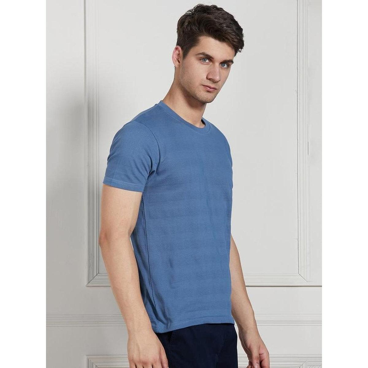 تيشيرت بياقة دائرية وتفاصيل بارزة الملمس-men-clothing-tshirtsandpolos-tshirts-image-4