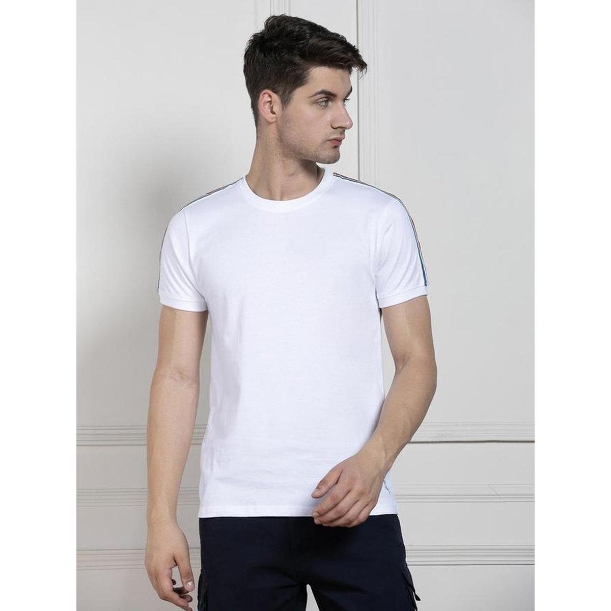 Dennis Lingo Men White Crew Neck Cotton T-Shirt-men-clothing-tshirtsandpolos-tshirts-image-3