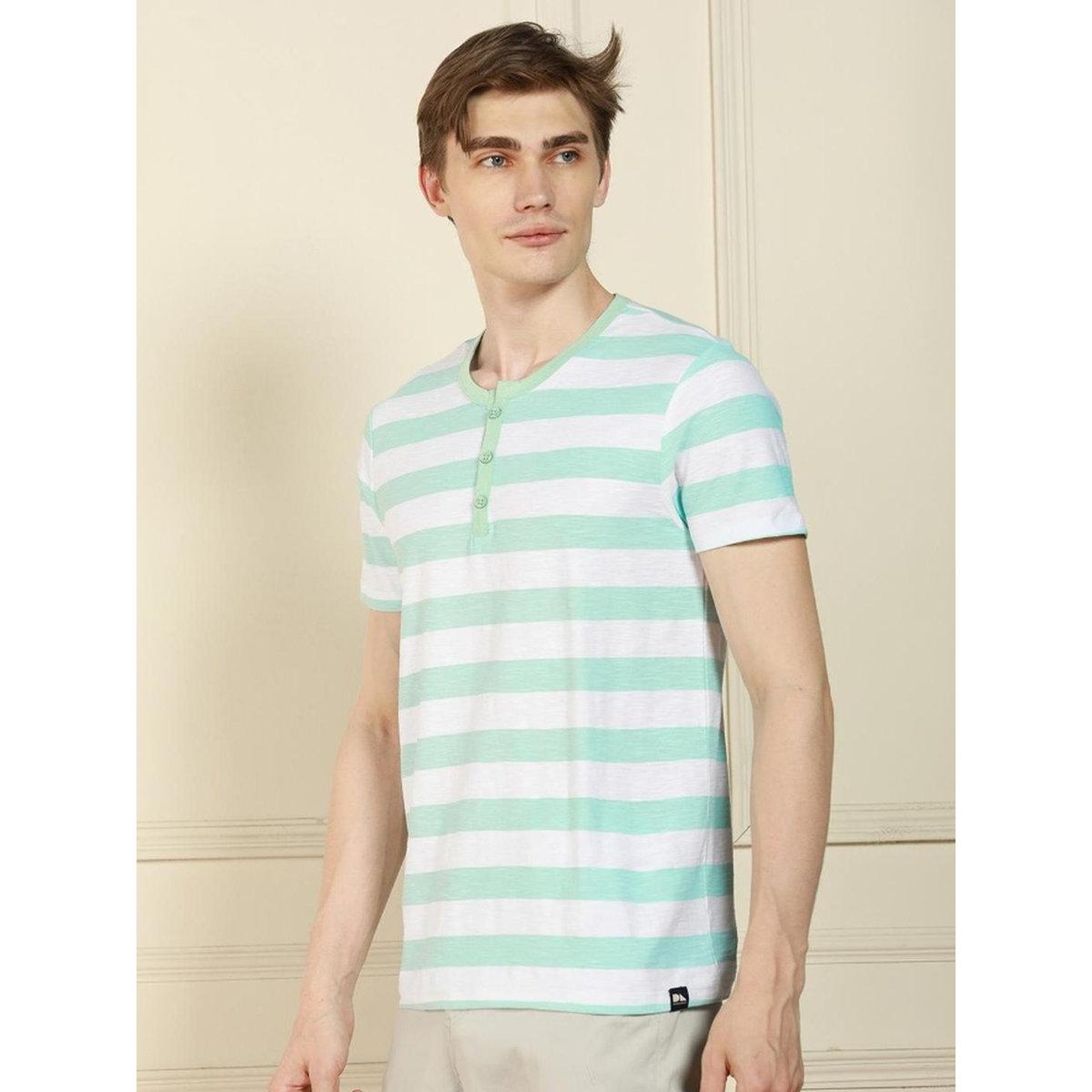 تيشيرت مخطط بياقة هنلي بأزرار-men-clothing-tshirtsandpolos-tshirts-image-6