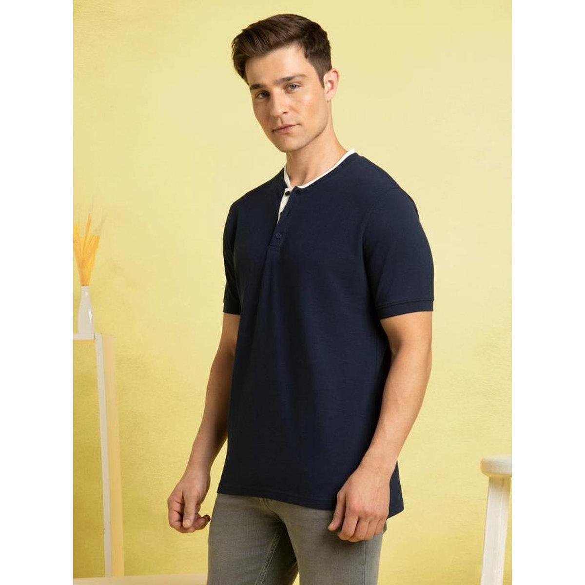 Dennis Lingo Cotton Regular Fit Henley Neck T-Shirts-men-clothing-tshirtsandpolos-tshirts-image-3