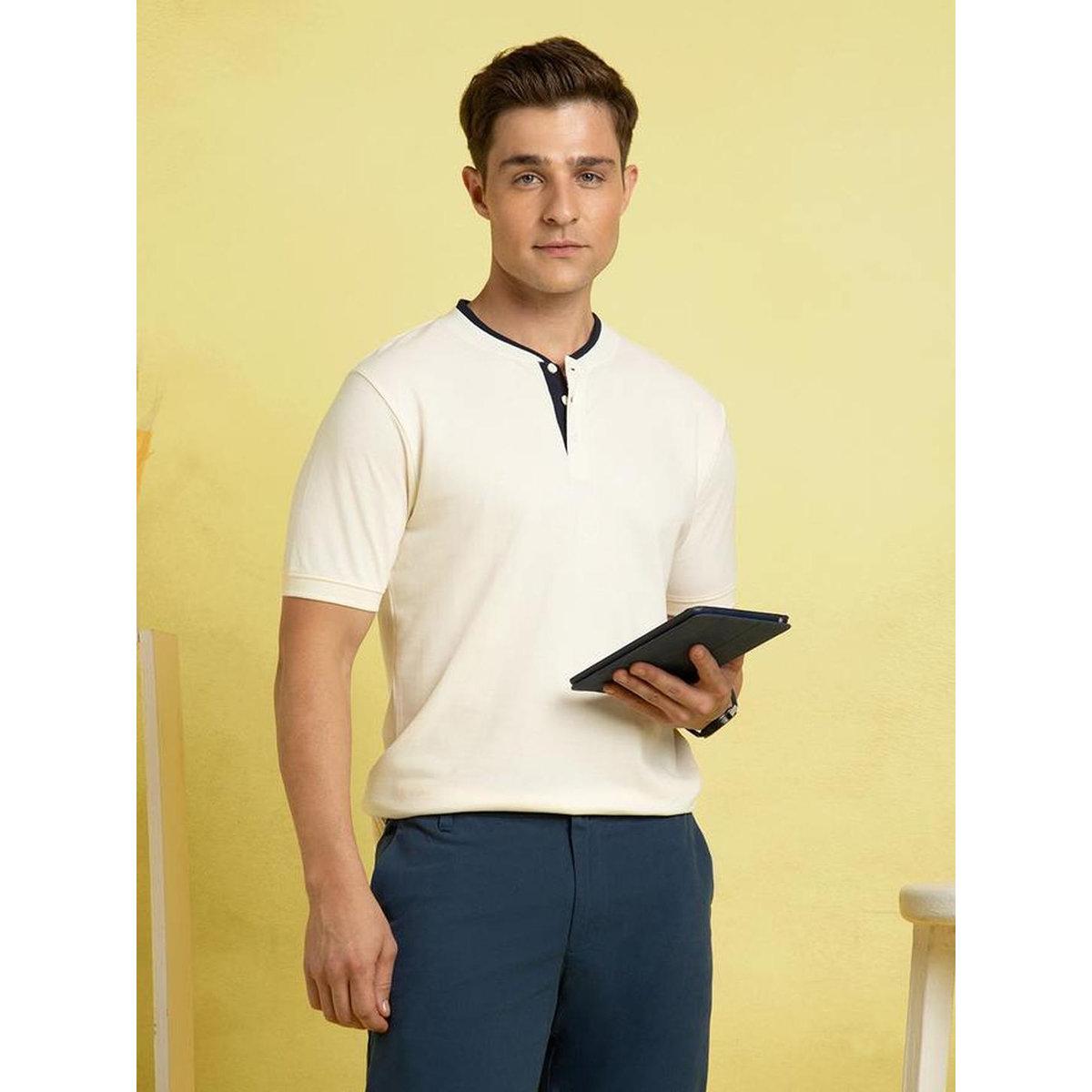Dennis Lingo Cotton Regular Fit Henley Neck T-Shirts-men-clothing-tshirtsandpolos-tshirts-image-2