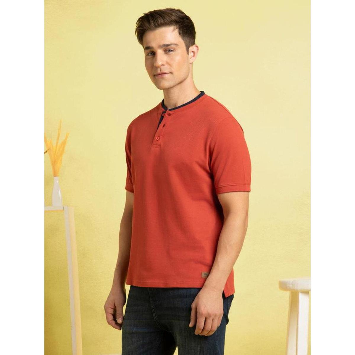 تيشيرت بقصة عادية وياقة هينلي-men-clothing-tshirtsandpolos-tshirts-image-3