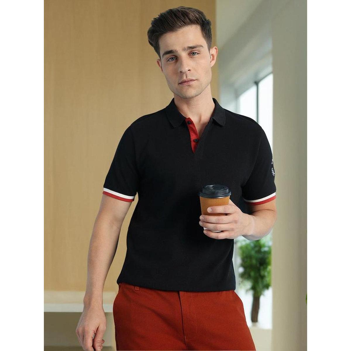 Dennis Lingo Cotton Embroidered Slogan Polo T-Shirt-men-clothing-tshirtsandpolos-tshirts-image-2