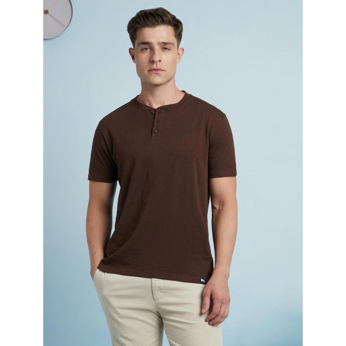 Dennis Lingo Buttoned Round Neck Pure Cotton T-Shirt-men-clothing-tshirtsandpolos-tshirts-image-6