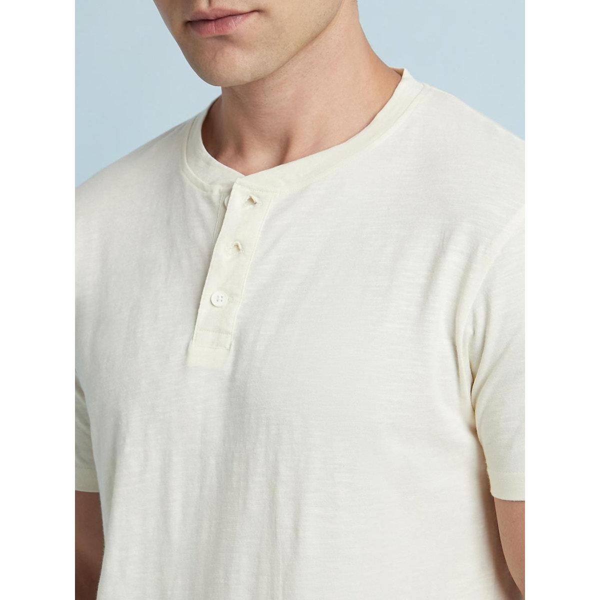 Dennis Lingo Buttoned Round Neck Pure Cotton T-Shirt-men-clothing-tshirtsandpolos-tshirts-image-4