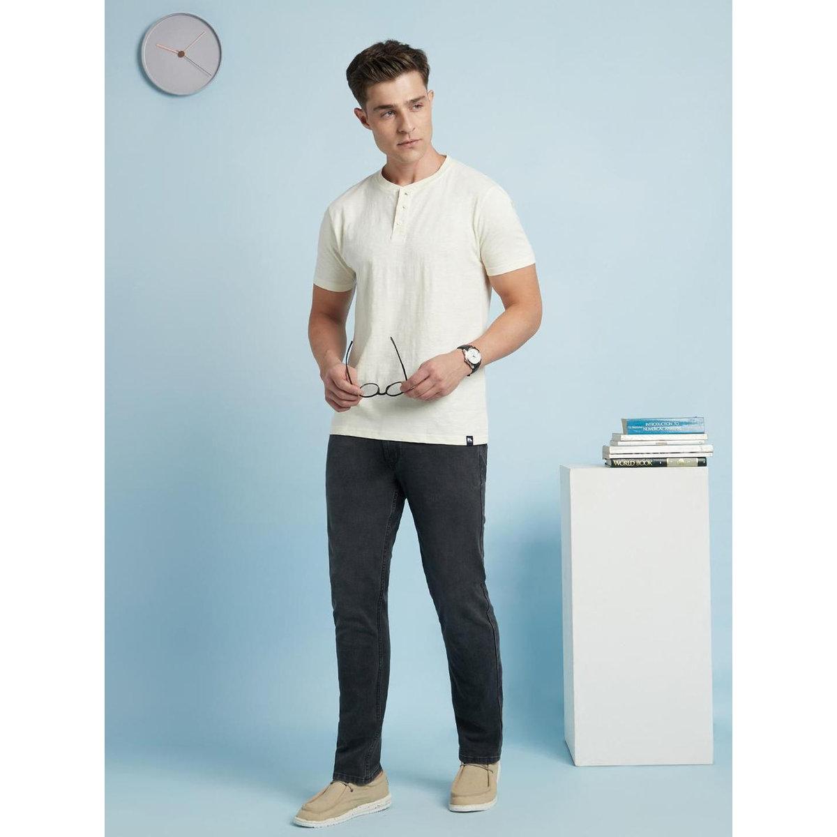 Dennis Lingo Buttoned Round Neck Pure Cotton T-Shirt-men-clothing-tshirtsandpolos-tshirts-image-5