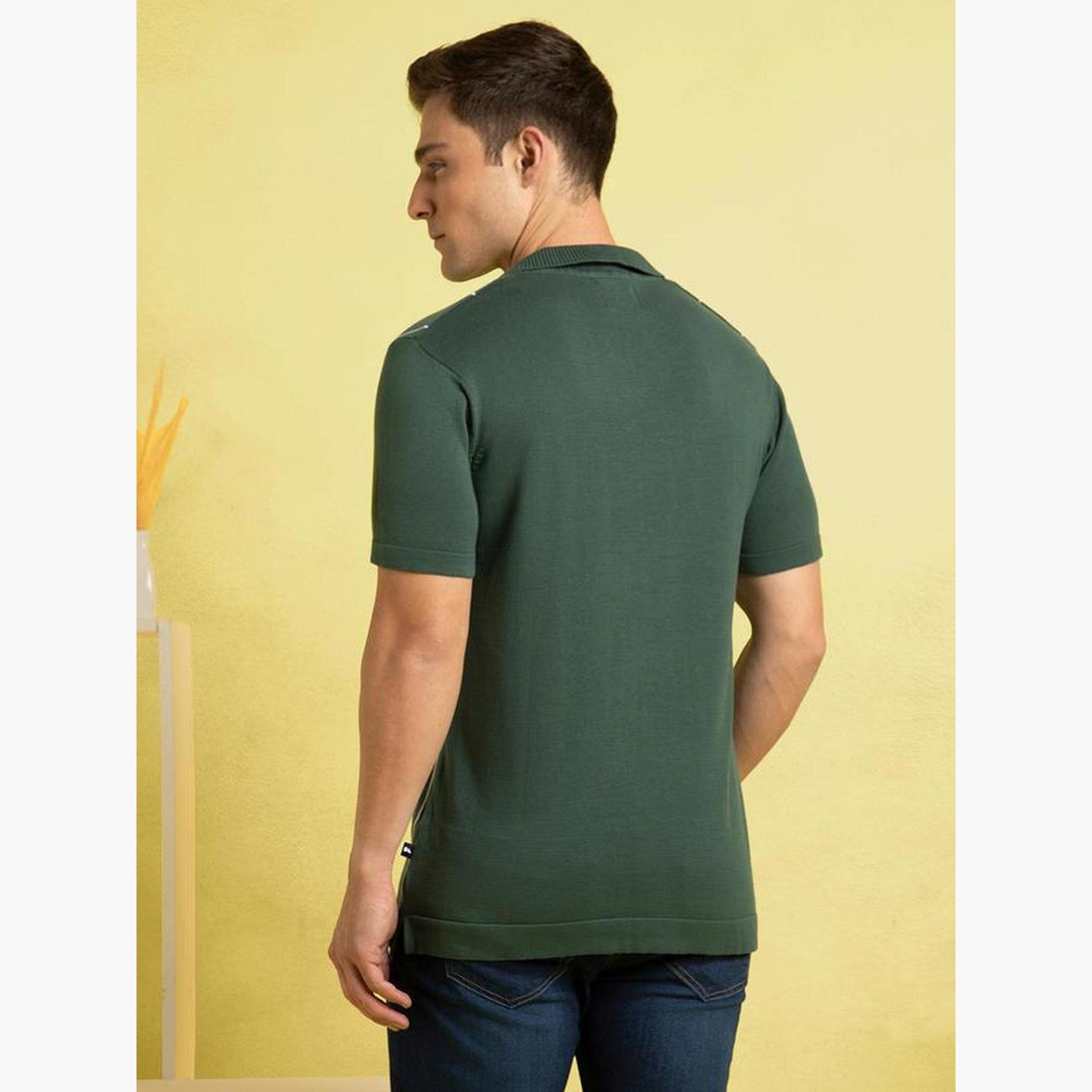 دينيس لينغو - قميص بولو مخطط باللون الأخضر للرجال-men-clothing-tshirtsandpolos-polos-image-4