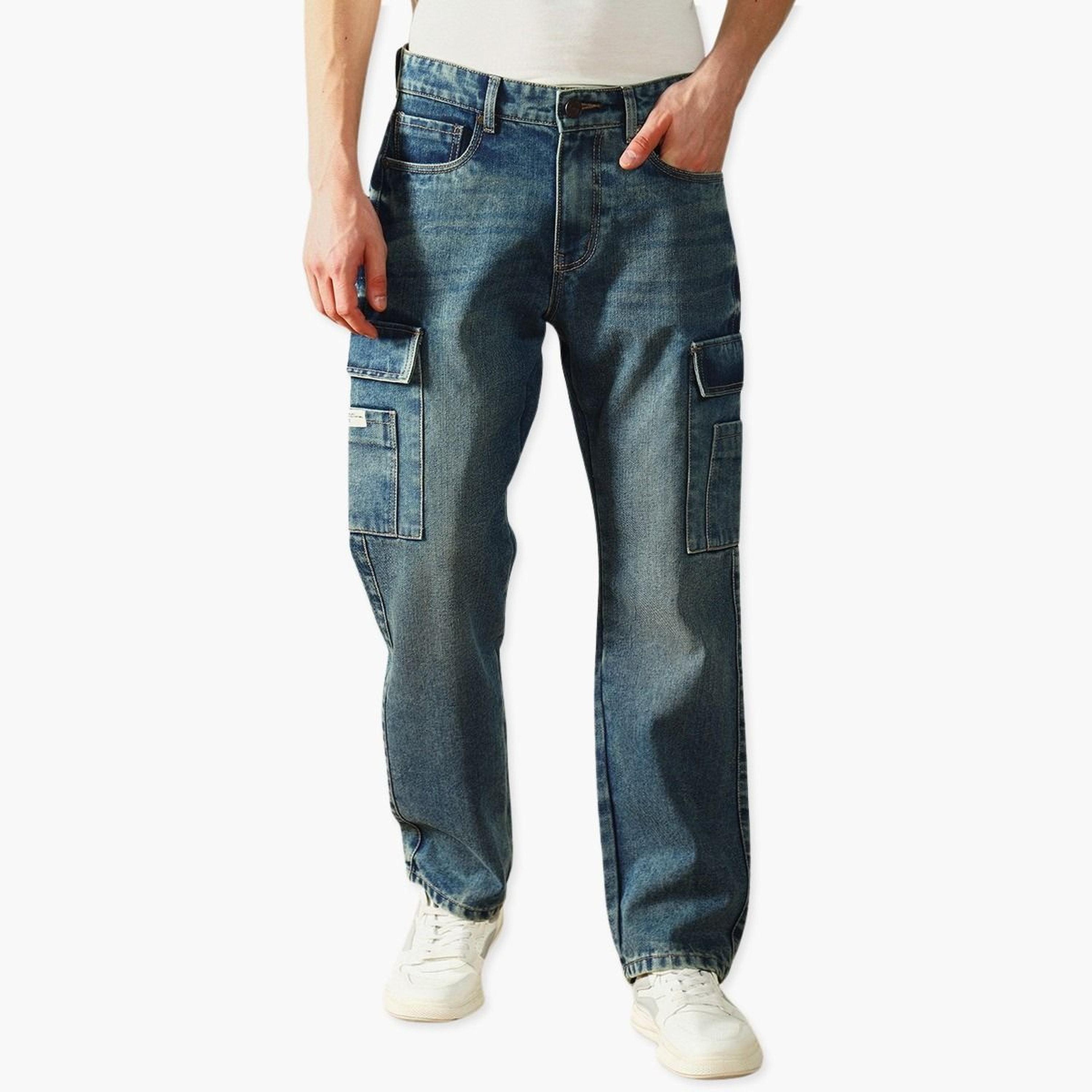 طقم قميص بأزرار وبنطلون-men-clothing-bottoms-jeans-image-1