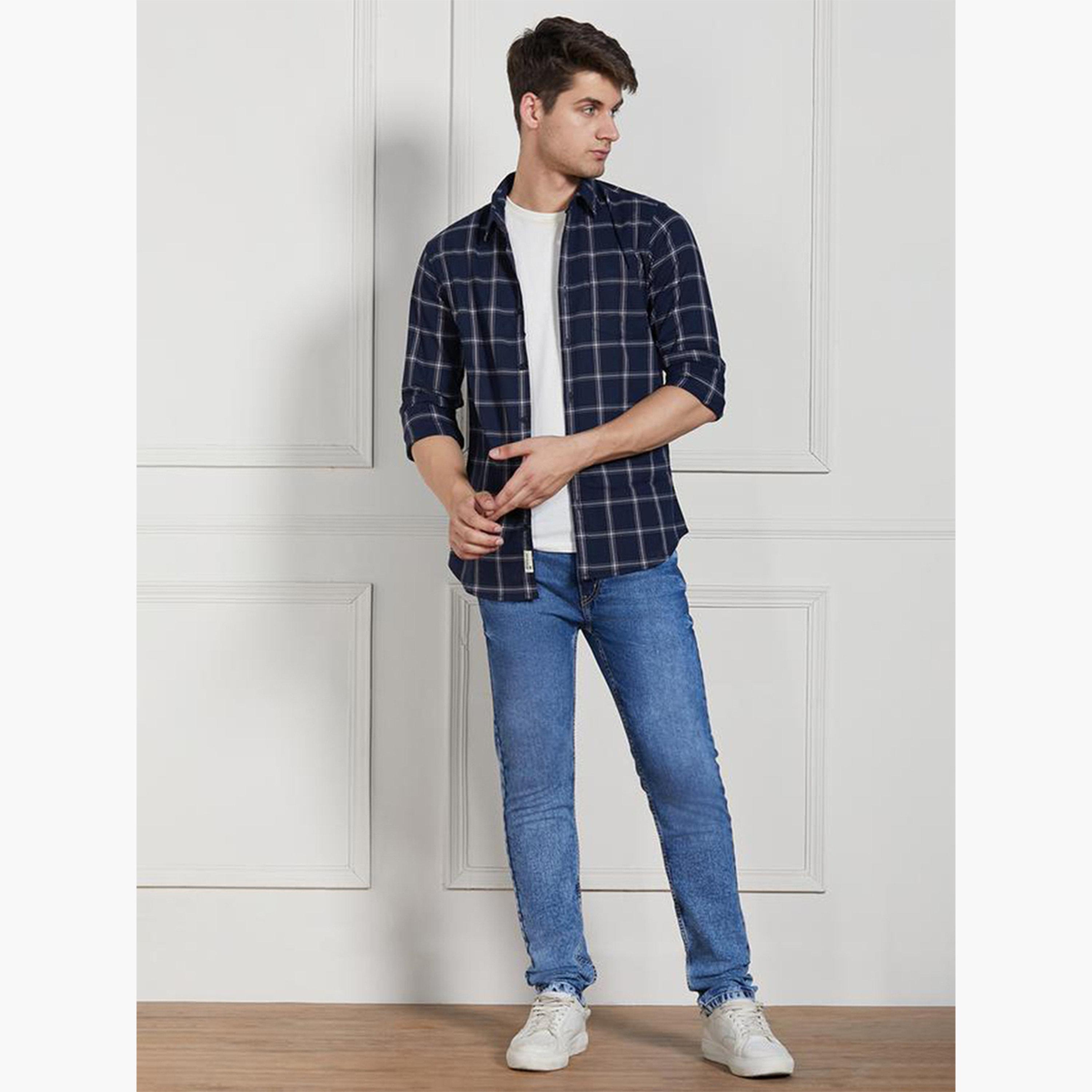 Dennis Lingo Men Slim Fit Clean Look Faded Stretchable Jeans-men-clothing-bottoms-jeans-image-2