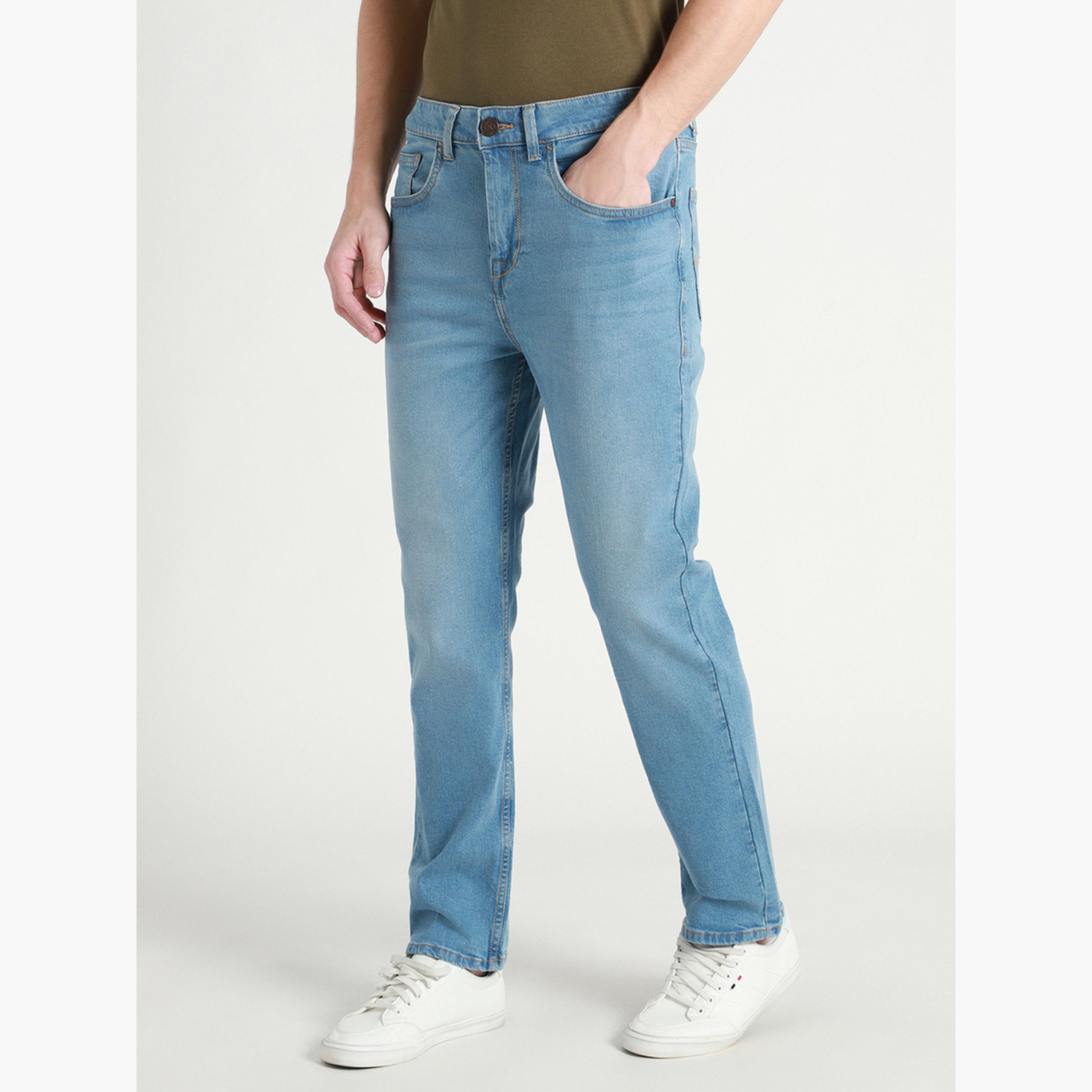 Dennis Lingo Men Mid Rise Cotton Stretchable Jeans-men-clothing-bottoms-jeans-image-1