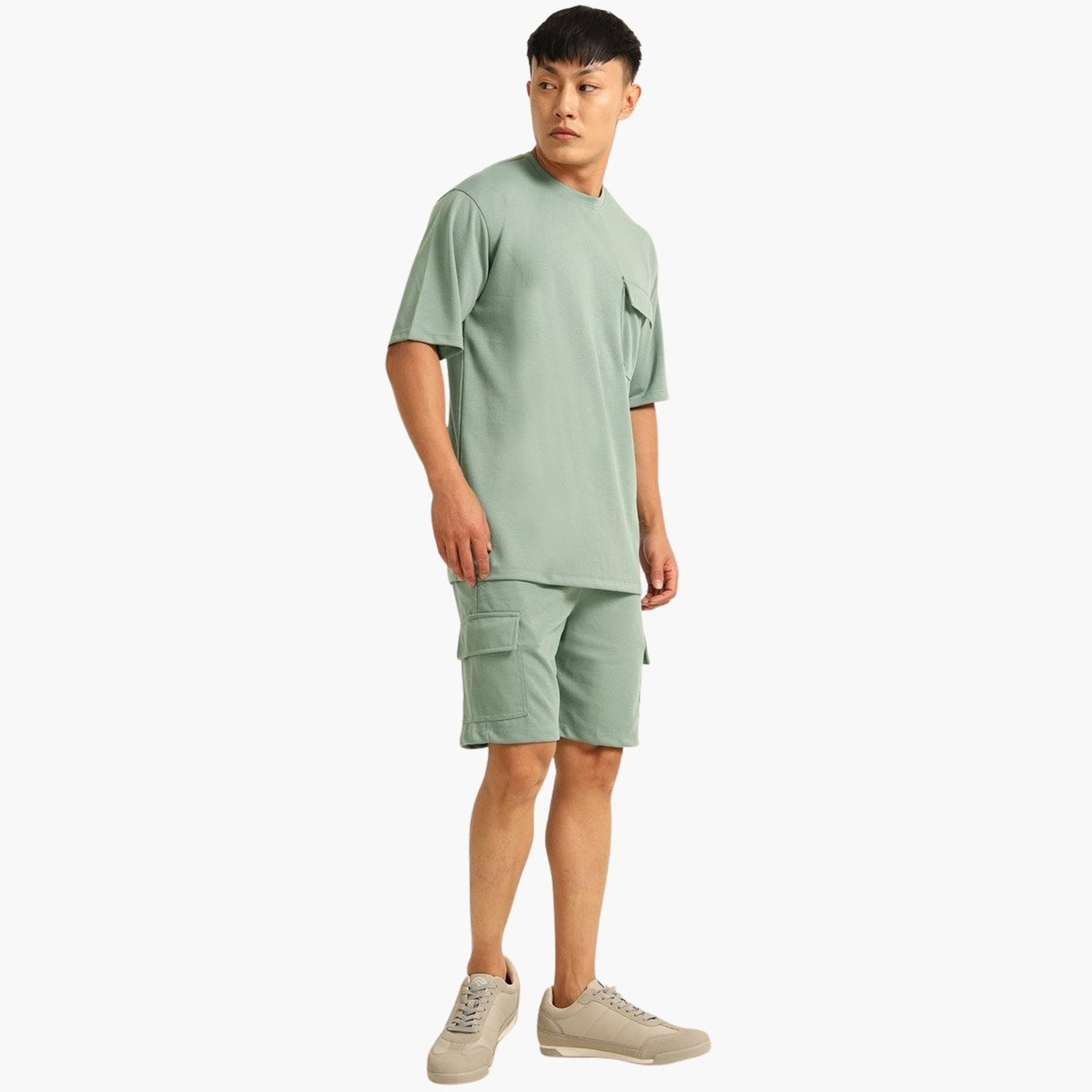 Bushirt X Styli Men Drop-Shoulder Oversized T-Shirt and Shorts Set-men-clothing-coordsets-image-3