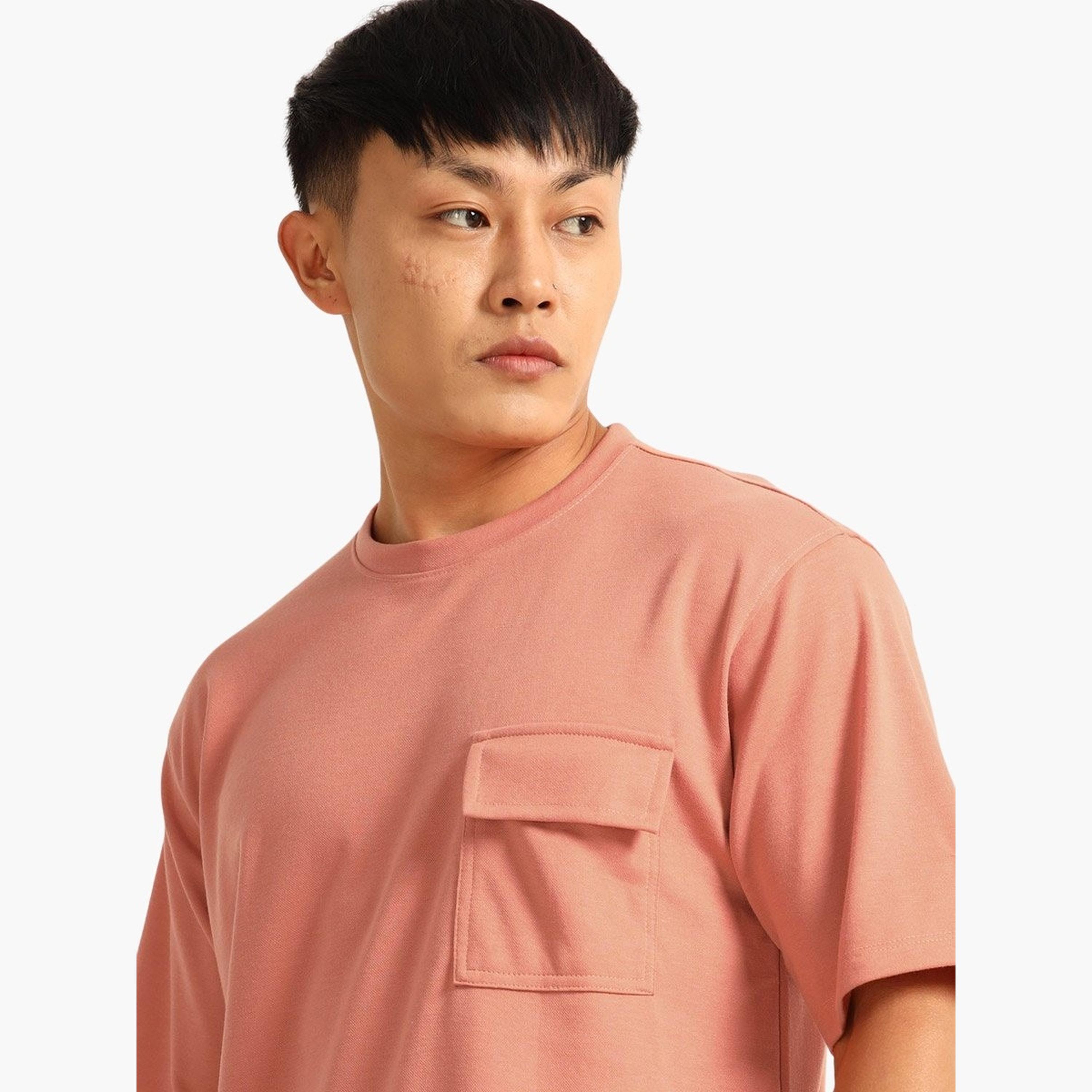 Bushirt X Styli Men Drop-Shoulder Oversized T-Shirt and Shorts Set-men-clothing-coordsets-image-5
