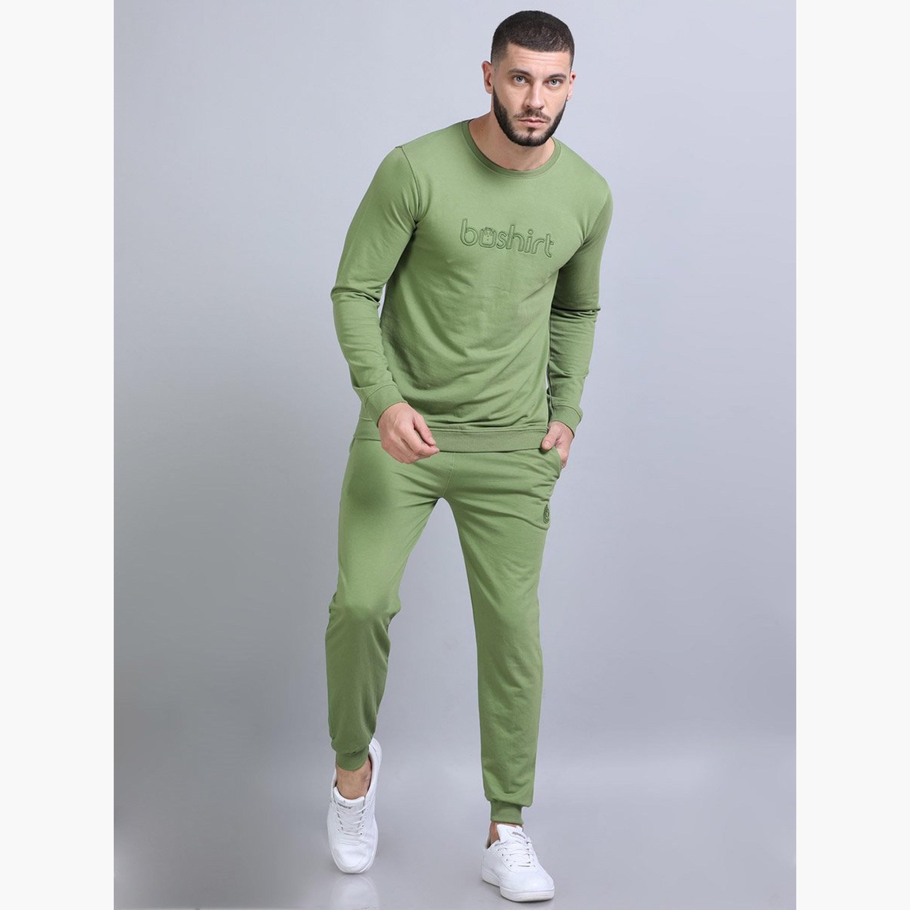 Bushirt X Styli Men Embroidered Loop Knit Sweatshirt and Joggers Set-men-clothing-coordsets-image-1