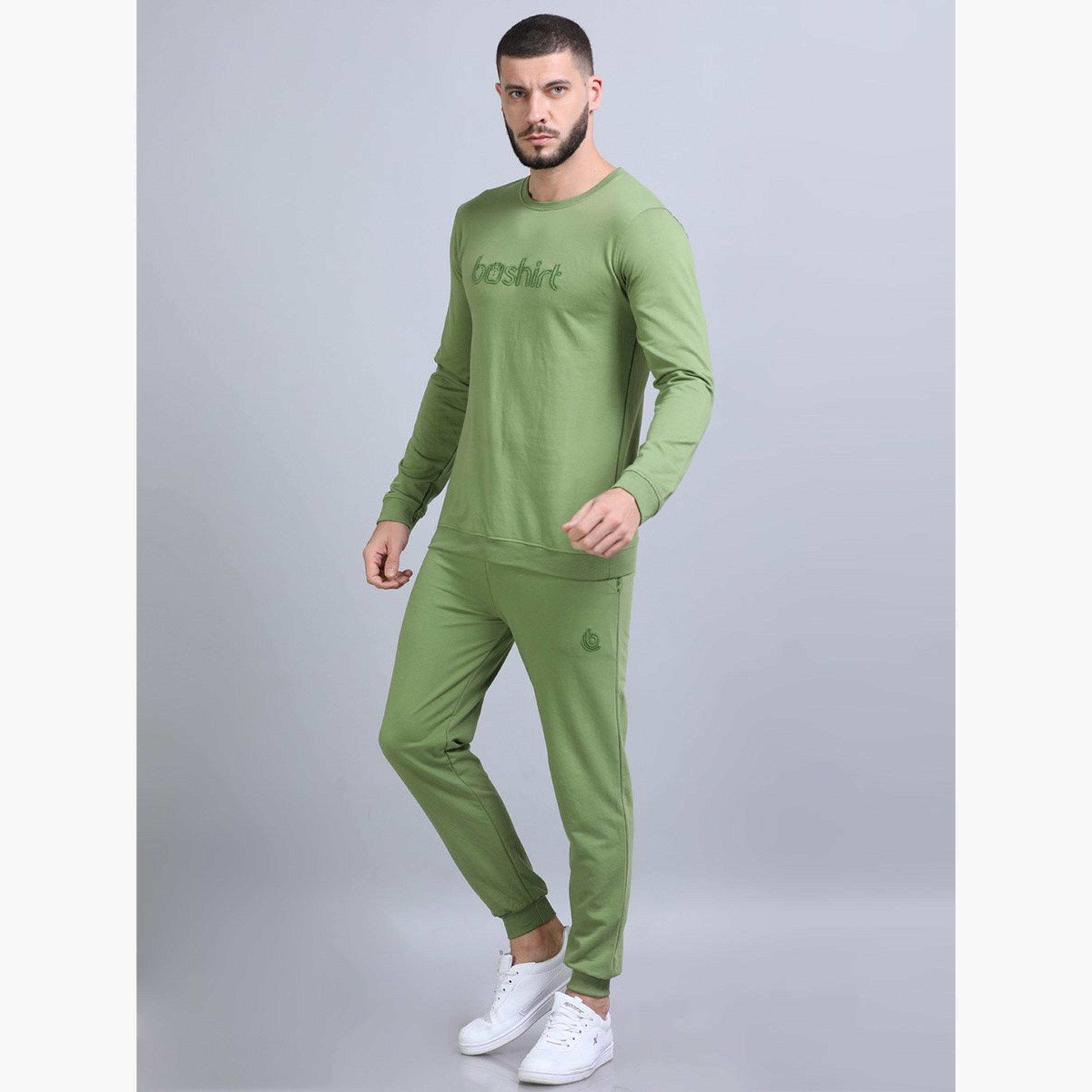 Bushirt X Styli Men Embroidered Loop Knit Sweatshirt and Joggers Set-men-clothing-coordsets-image-2