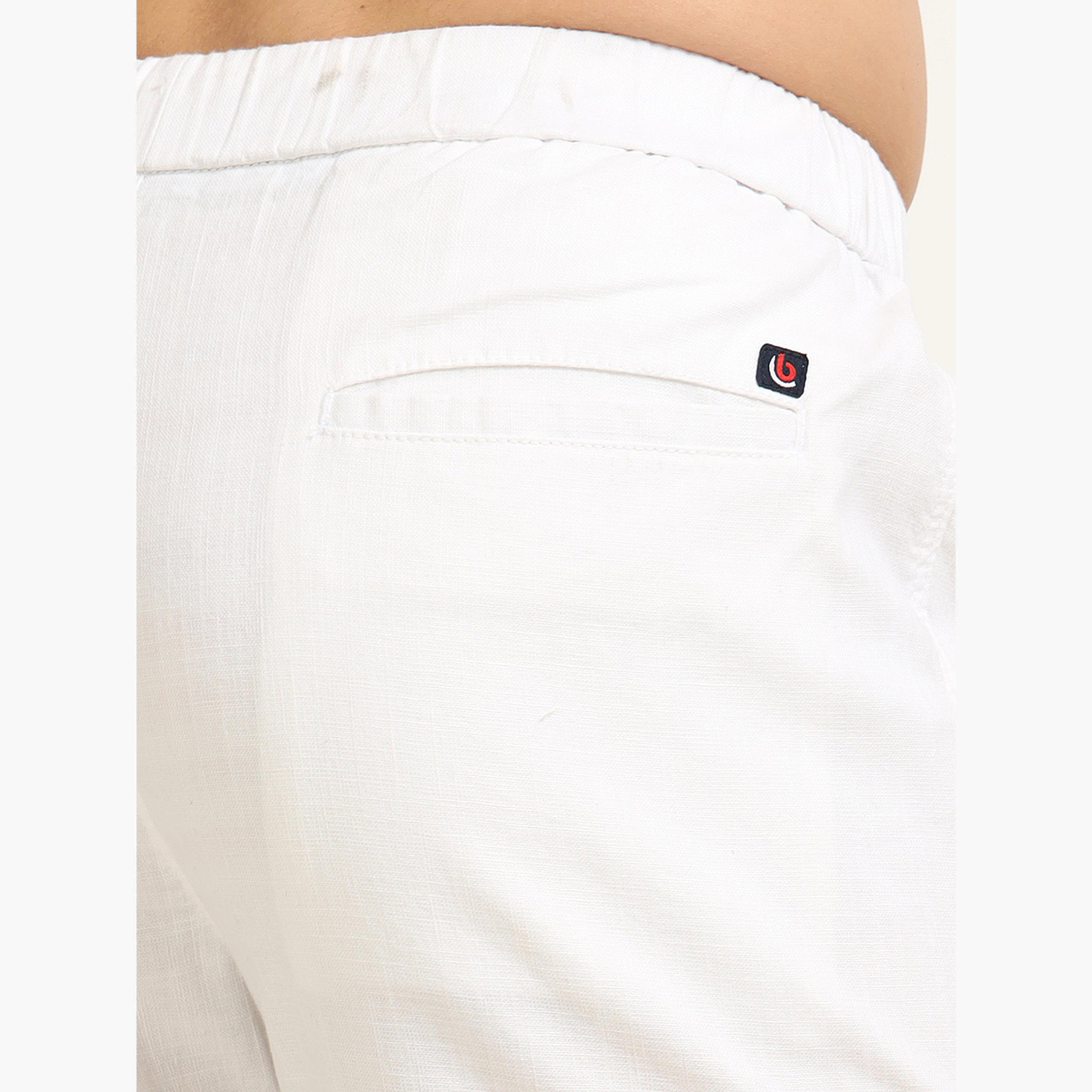 بوشيرت - شورت كارغو كتان أبيض-men-clothing-bottoms-shorts-image-7