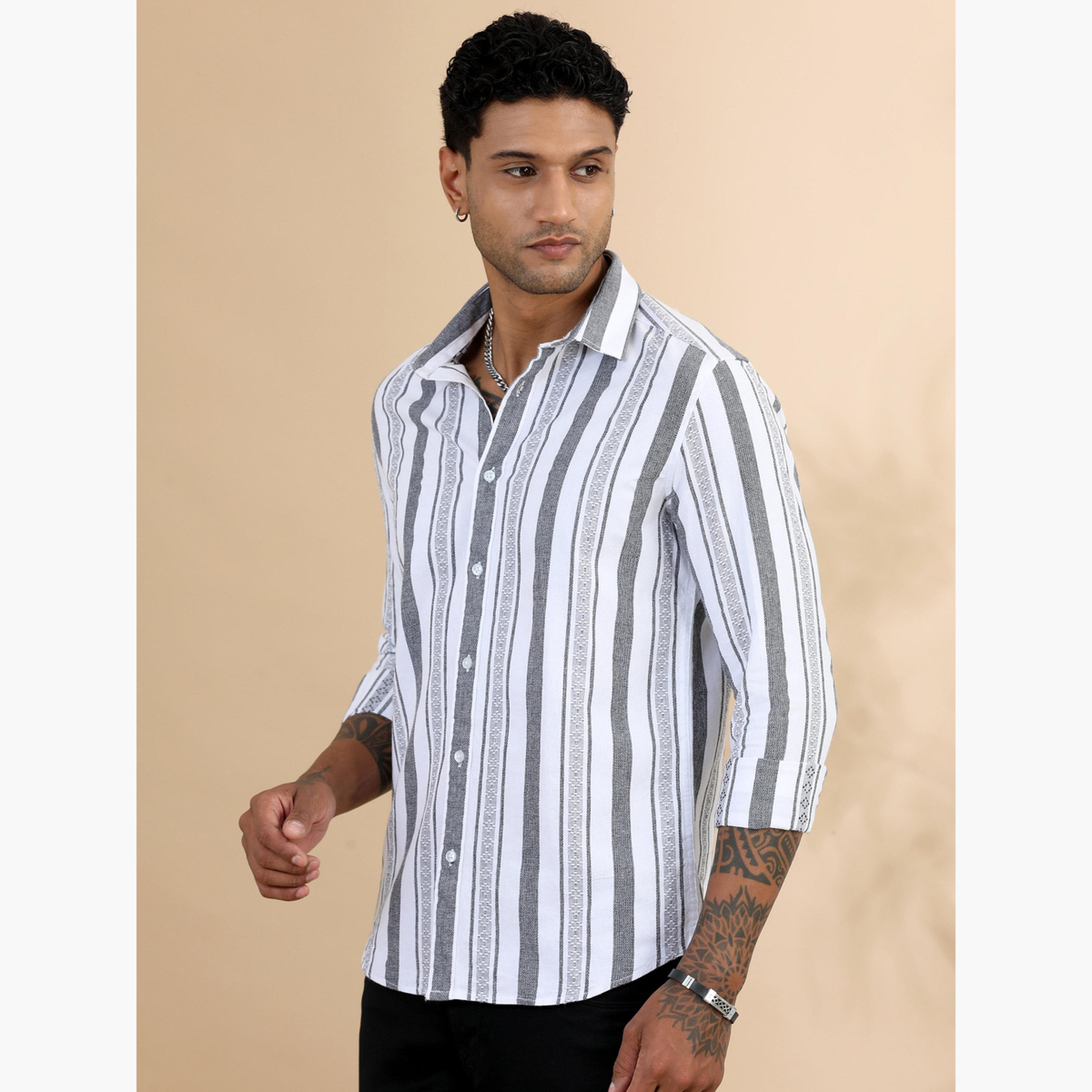 Bushirt Bushirt Men Classic Checked Casual Shirt-men-clothing-shirts-image-2