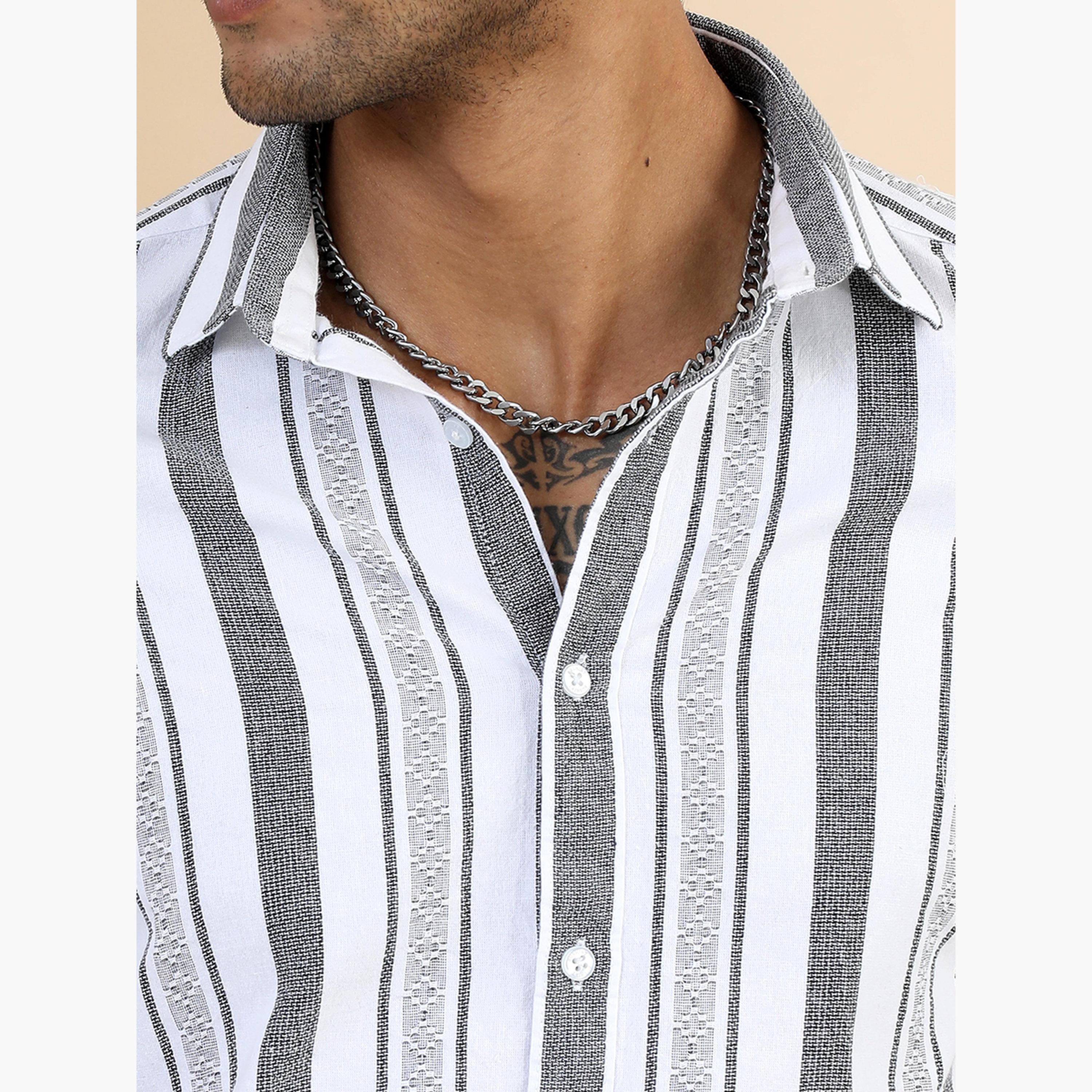 Bushirt Bushirt Men Classic Checked Casual Shirt-men-clothing-shirts-image-4