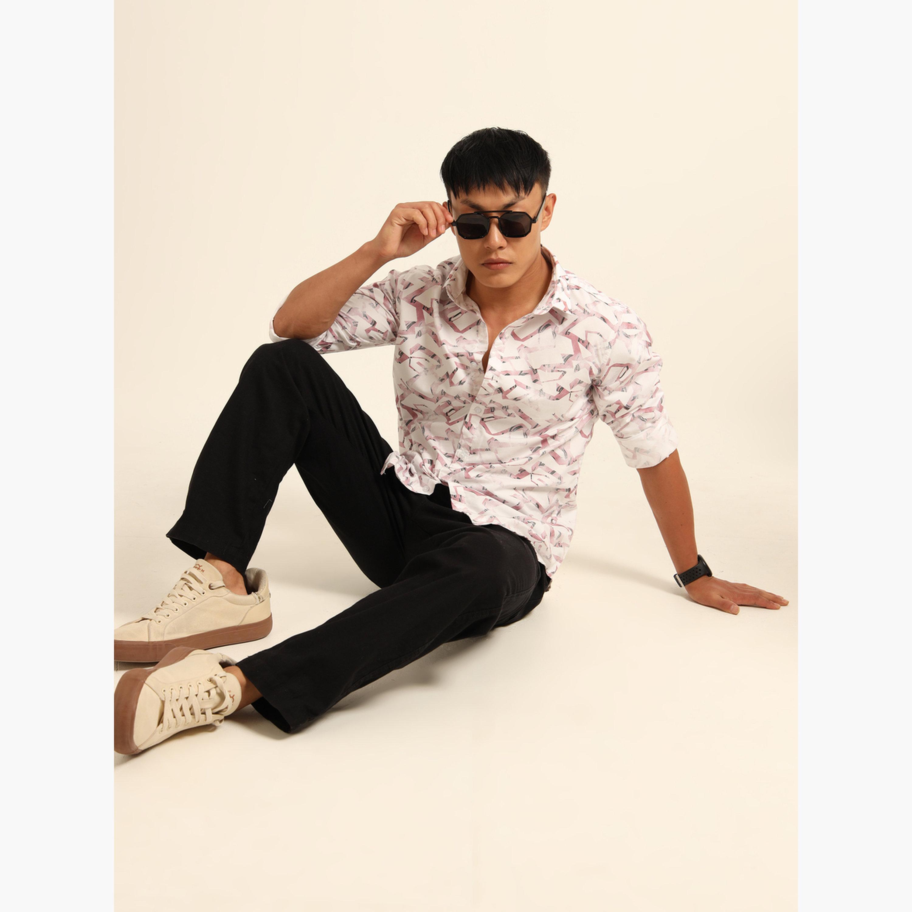 Bushirt Men Light Pink All Over Print Casual Shirt-men-clothing-shirts-image-7