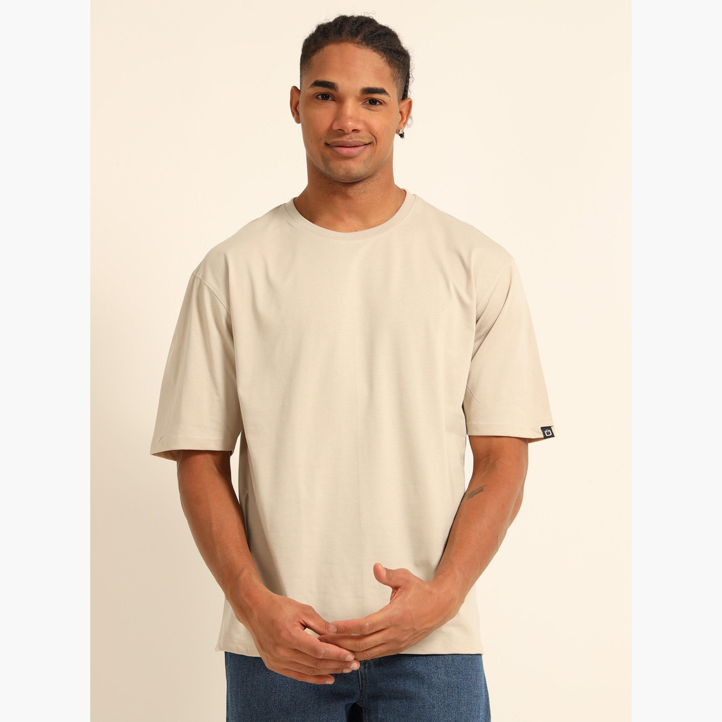 Bushirt Men Beige Modest Mouse Oversized T-Shirt-men-clothing-tshirtsandpolos-tshirts-image-1