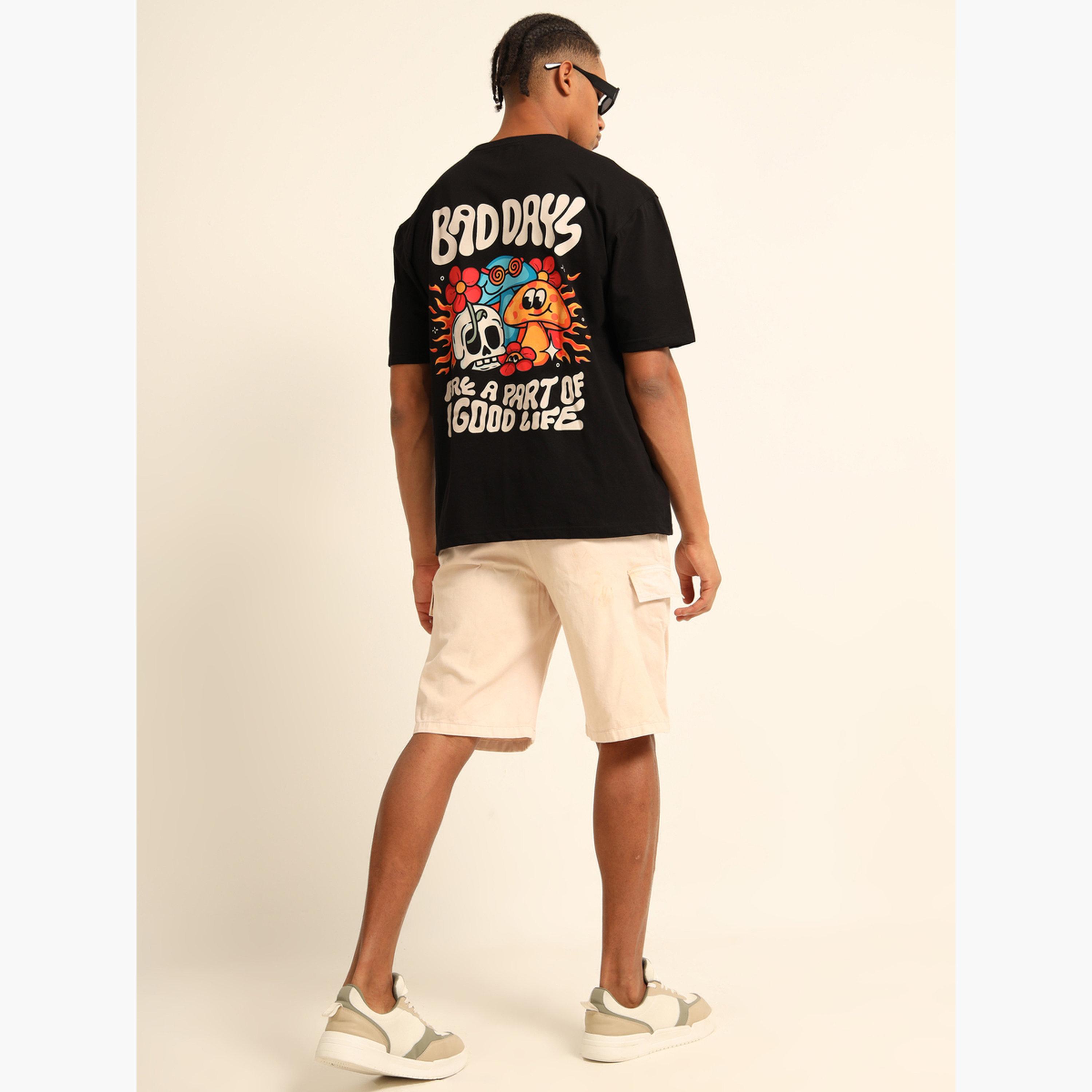 Bushirt Men Black Bad Days Oversized T-Shirt-men-clothing-tshirtsandpolos-tshirts-image-6