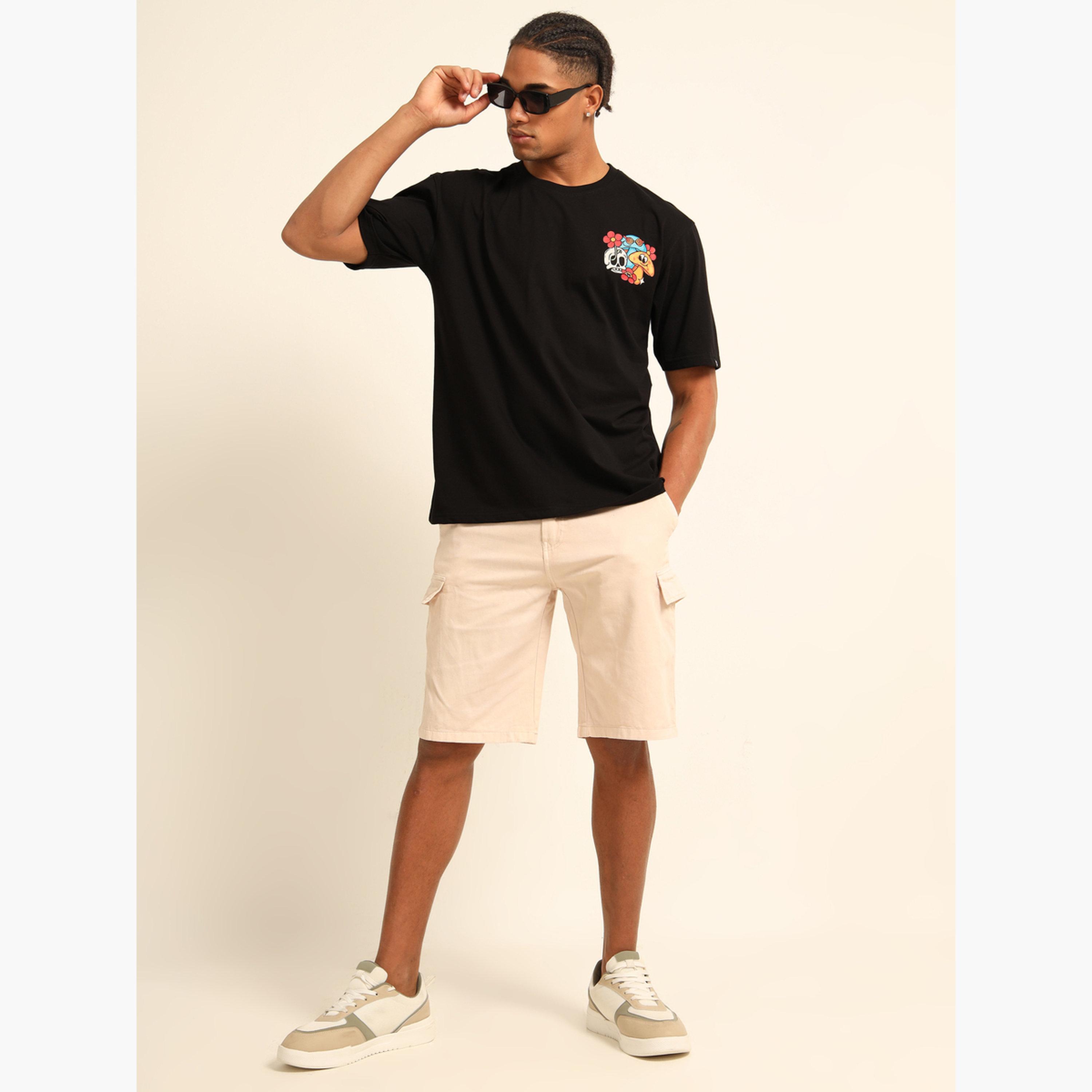 بوشيرت - تي شيرت رجالي أسود كبير الحجم مطبوع عليه Bad Days-men-clothing-tshirtsandpolos-tshirts-image-7