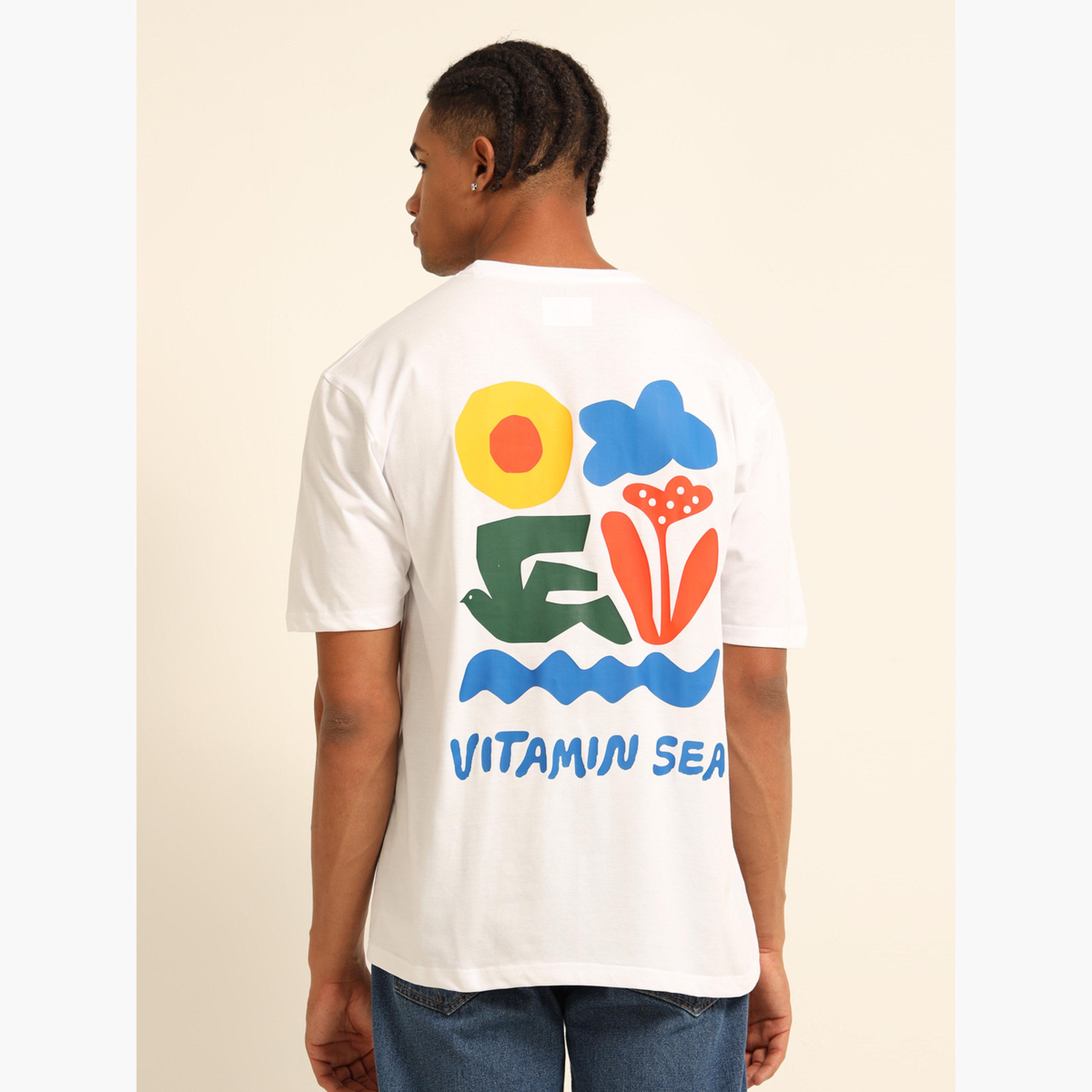 Bushirt Men White Vitamin Sea Oversized T-Shirt-men-clothing-tshirtsandpolos-tshirts-image-5