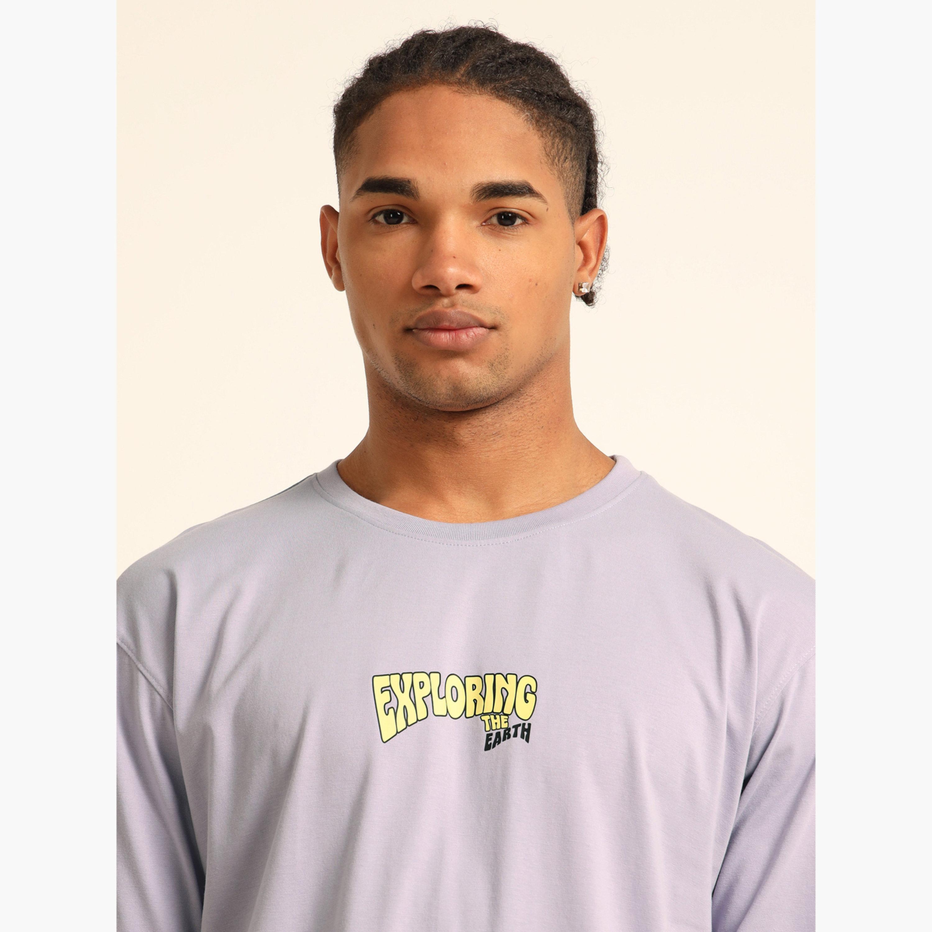 Bushirt Men Purple Exploring Oversized T-Shirt-men-clothing-tshirtsandpolos-tshirts-image-5