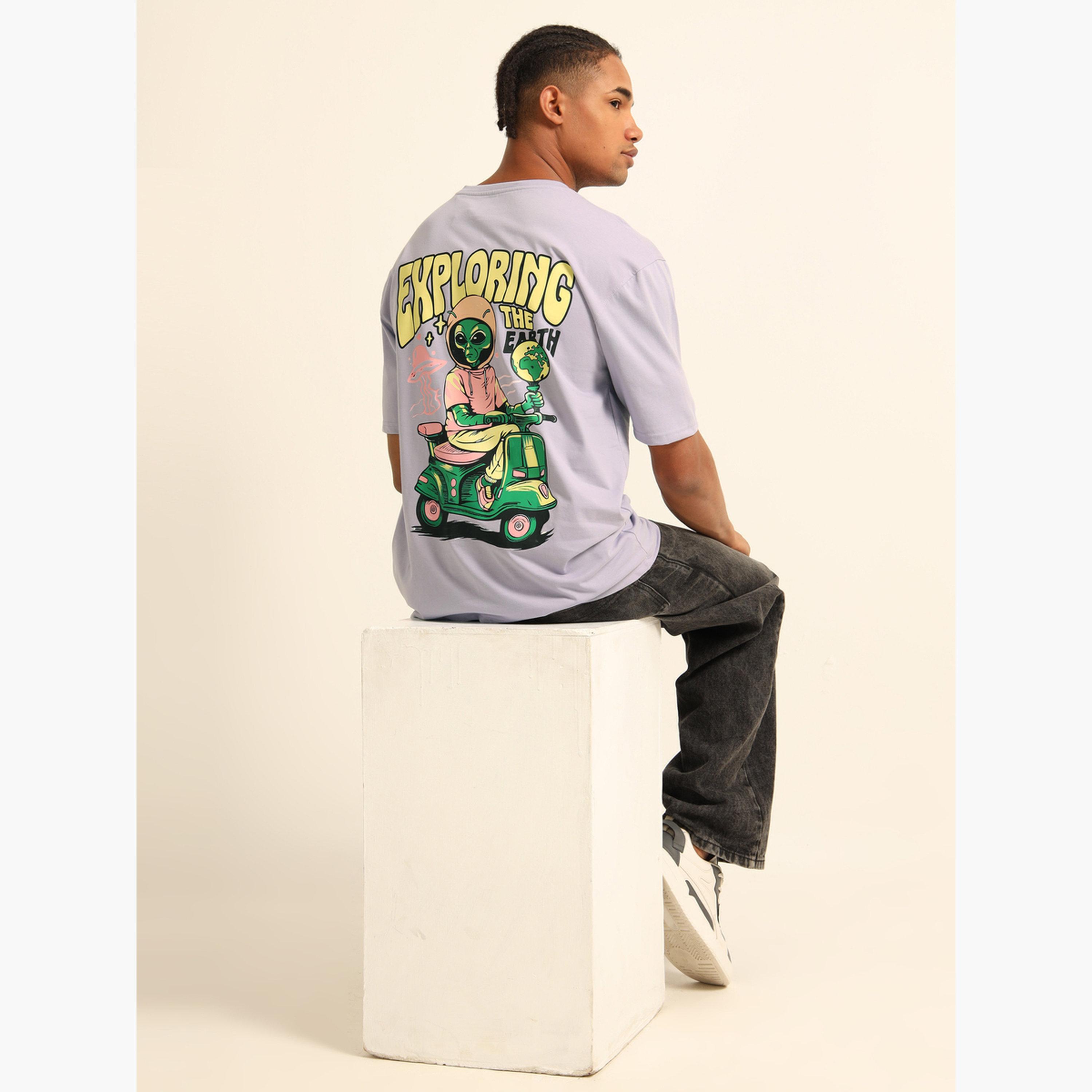بوشيرت - تي شيرت رجالي كبير الحجم لون أرجواني-men-clothing-tshirtsandpolos-tshirts-image-7