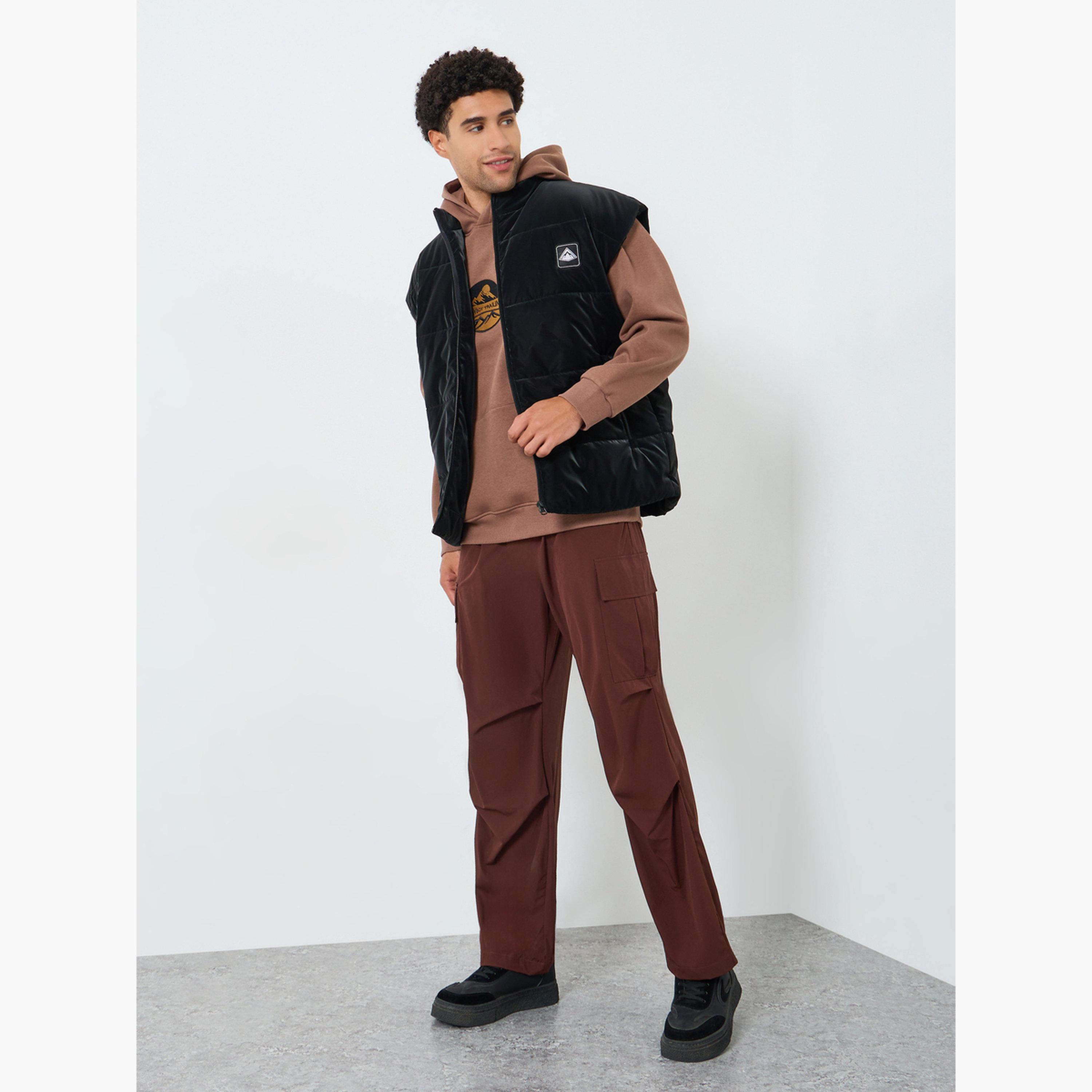 جاكيت منفوخ سادة بقصة مريحة-men-clothing-jacketsandblazers-jackets-image-2