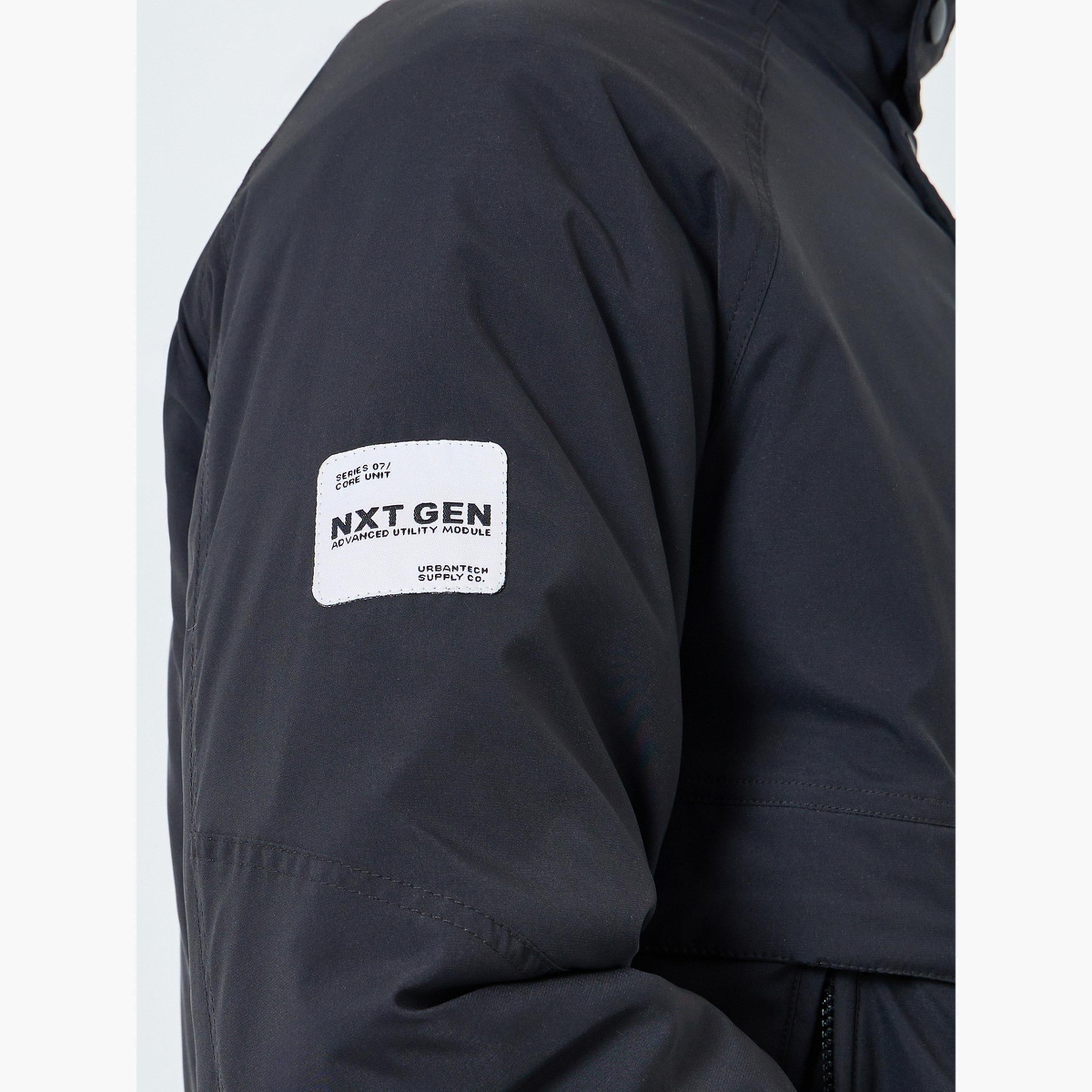 Styli Men Black Solid Zip-Up Jacket-men-clothing-jacketsandblazers-jackets-image-5