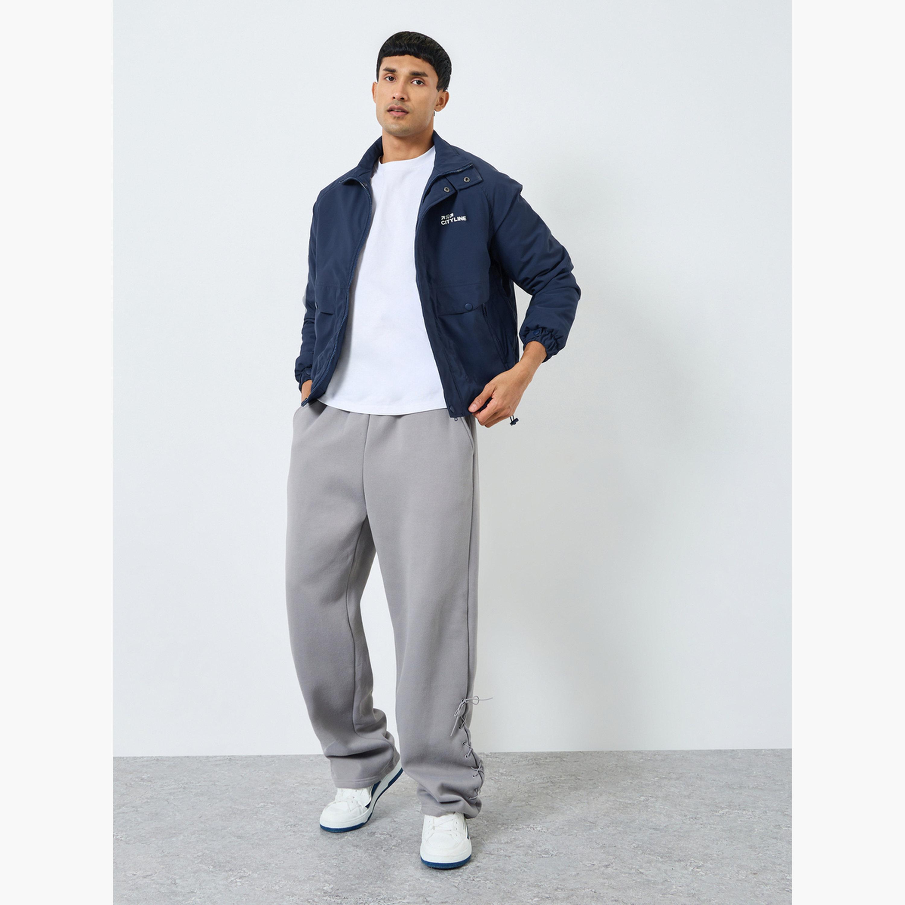 جاكيت سادة بقصة عادية وسحَّاب غلق-men-clothing-jacketsandblazers-jackets-image-2