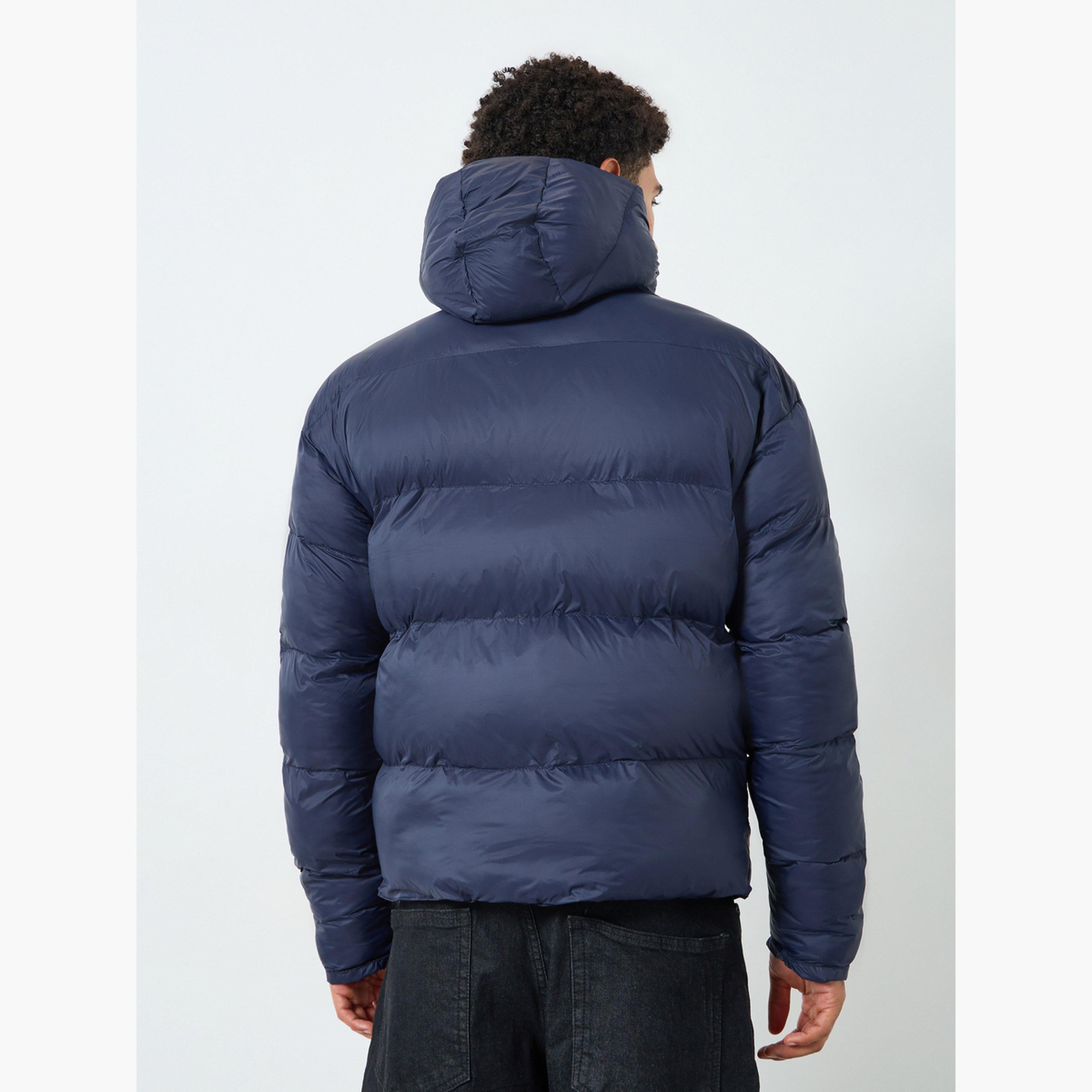 Styli Men Relaxed Fit Solid Puffer Jacket-men-clothing-jacketsandblazers-jackets-image-4