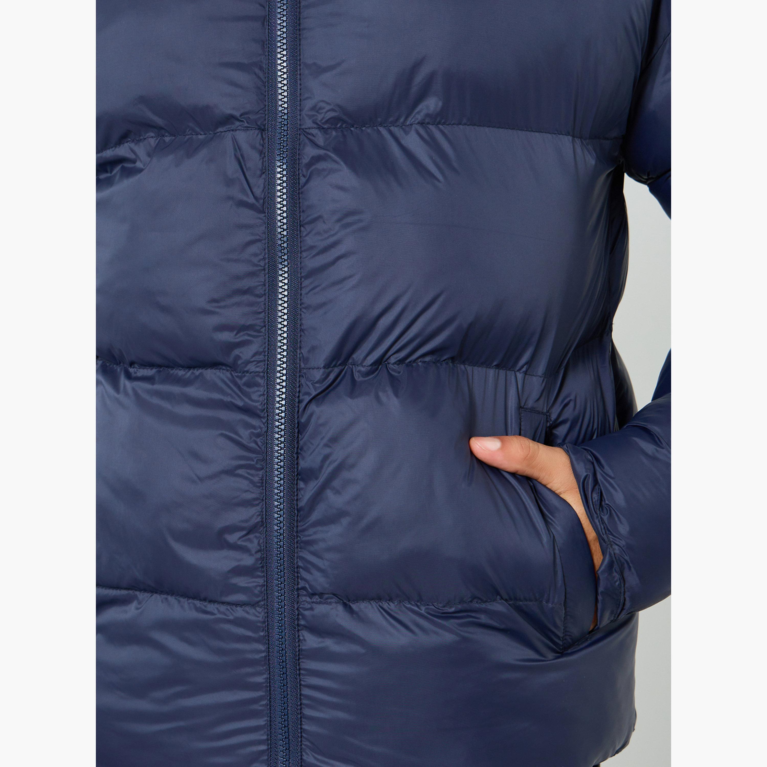 Styli Men Relaxed Fit Solid Puffer Jacket-men-clothing-jacketsandblazers-jackets-image-5