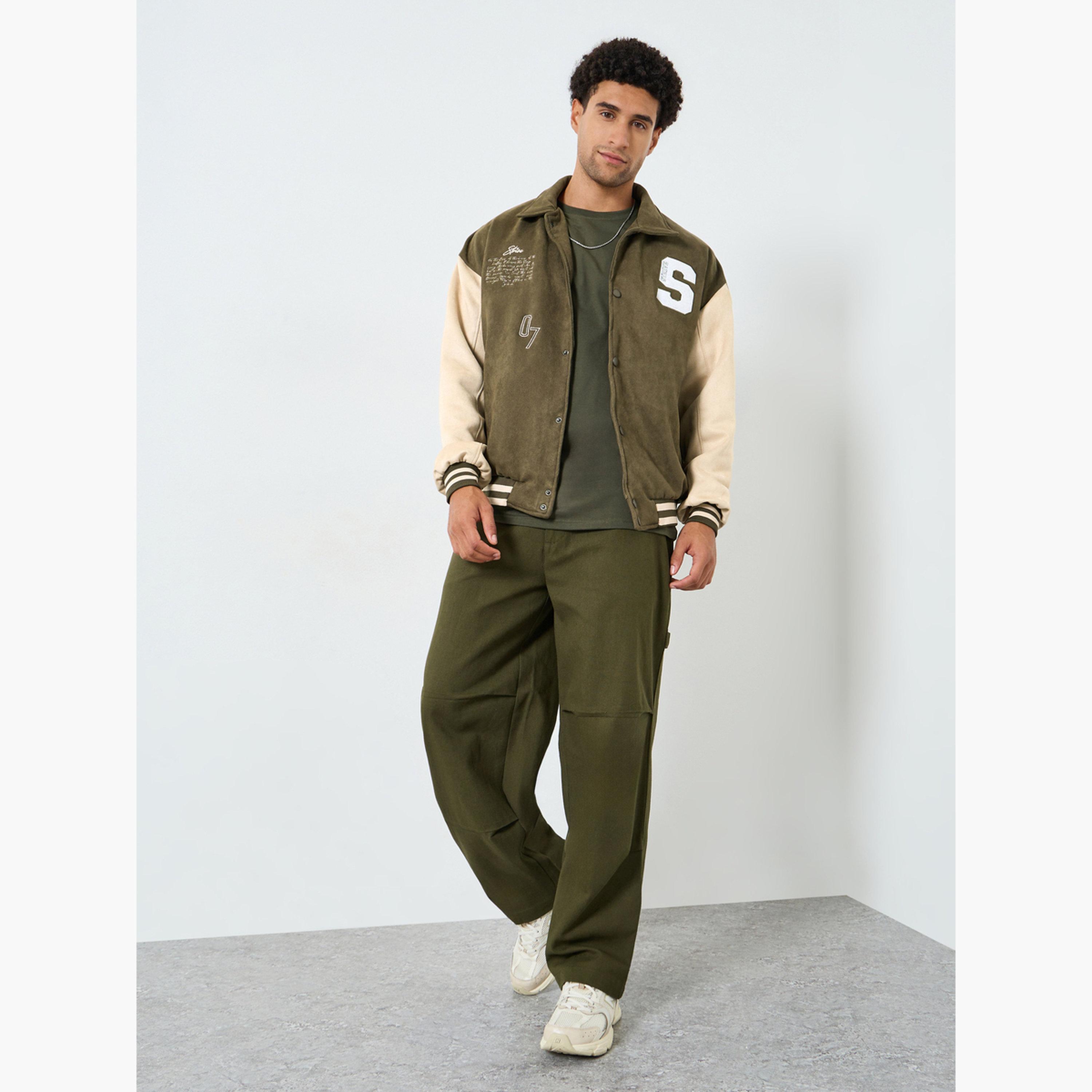 Styli Men Relaxed Color Block Varsity Jacket-men-clothing-jacketsandblazers-jackets-image-2