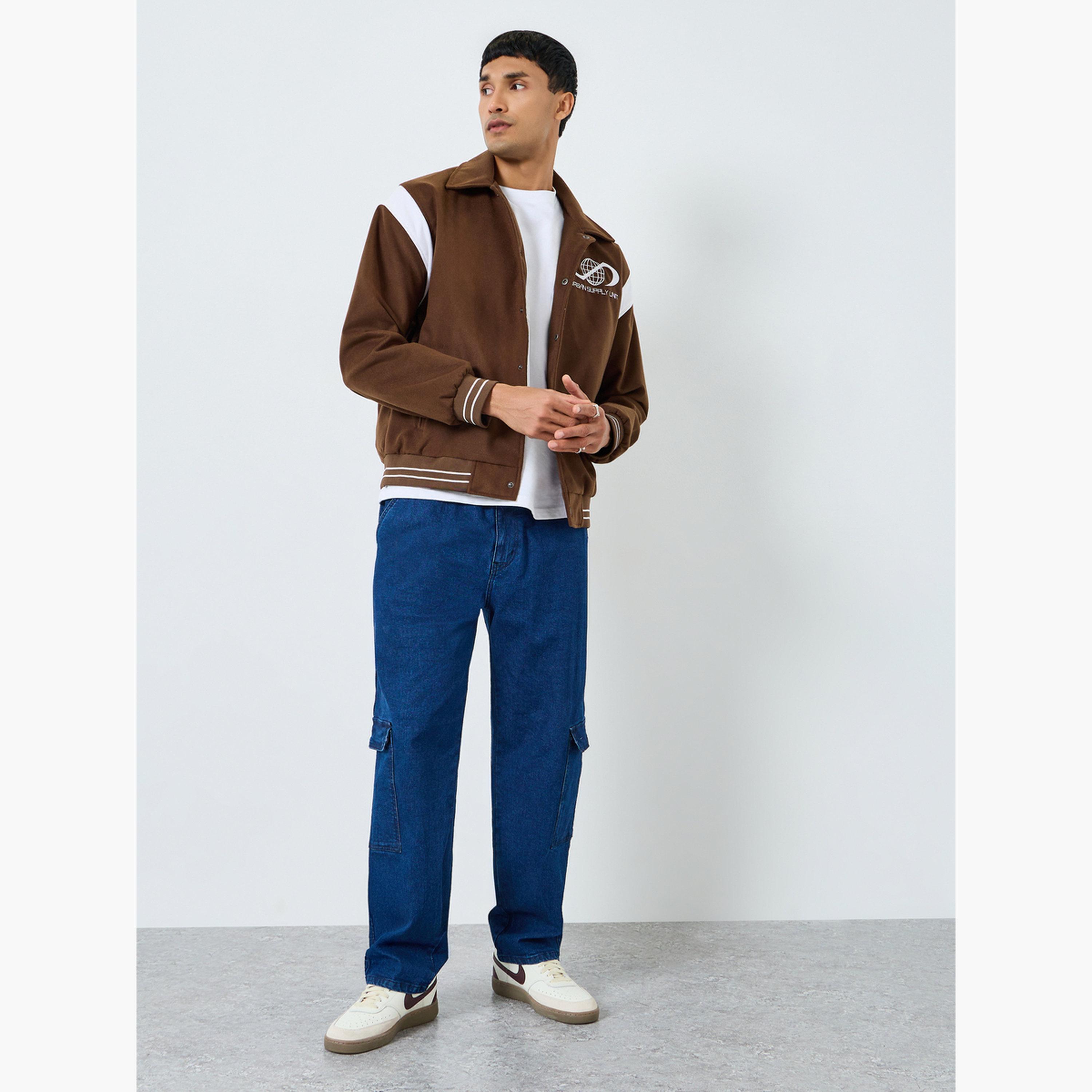 Styli Men Relaxed Varsity Jacket with Graphic Patchwork-men-clothing-jacketsandblazers-jackets-image-2